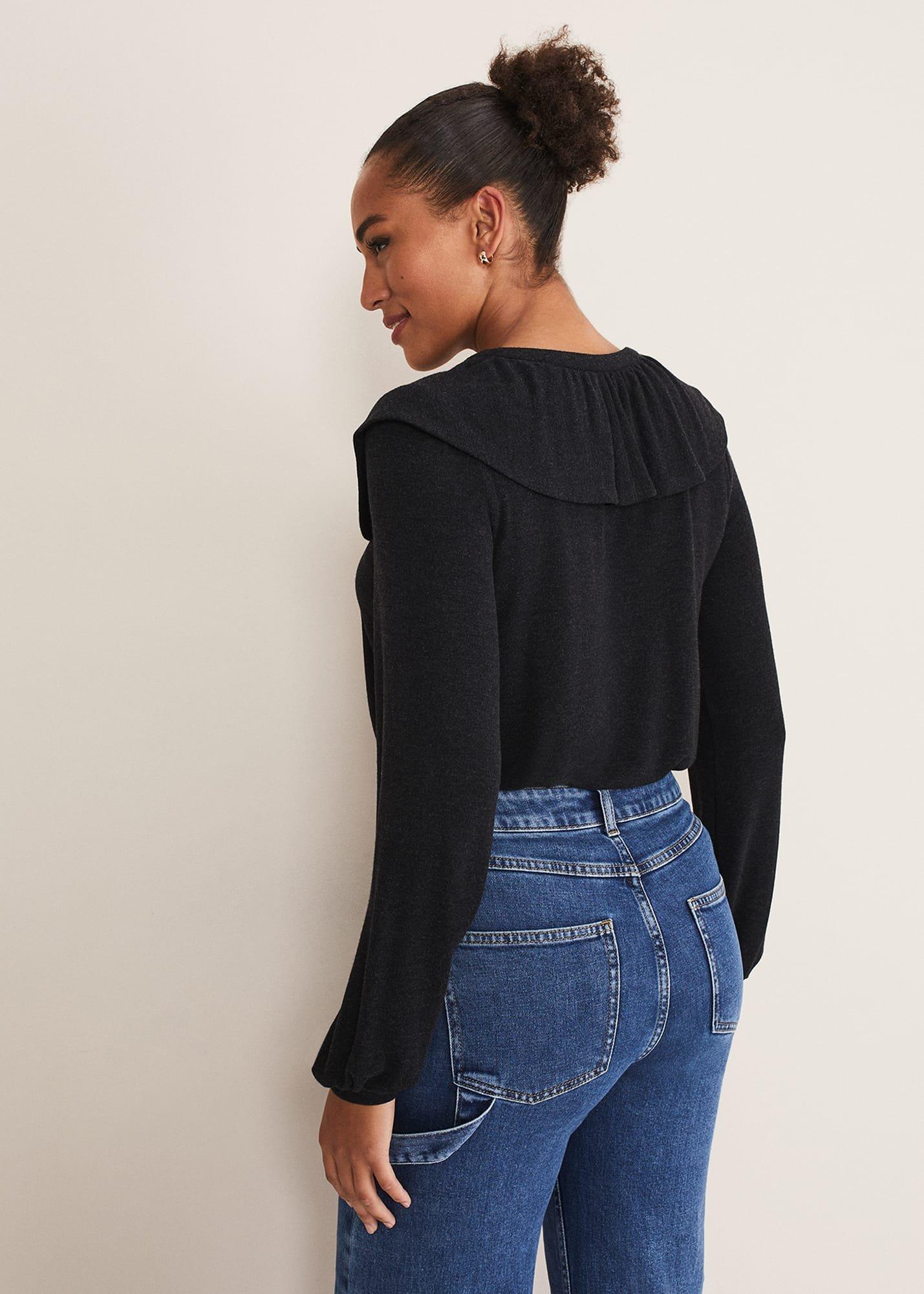Anda Frill Detail Bor Top