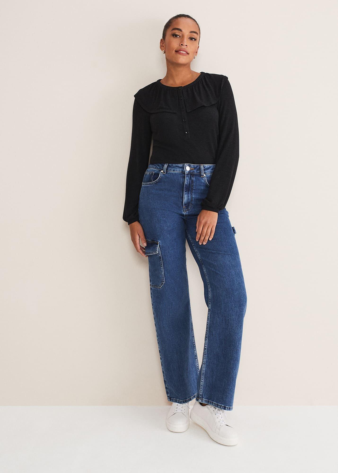 Anda Frill Detail Bor Top