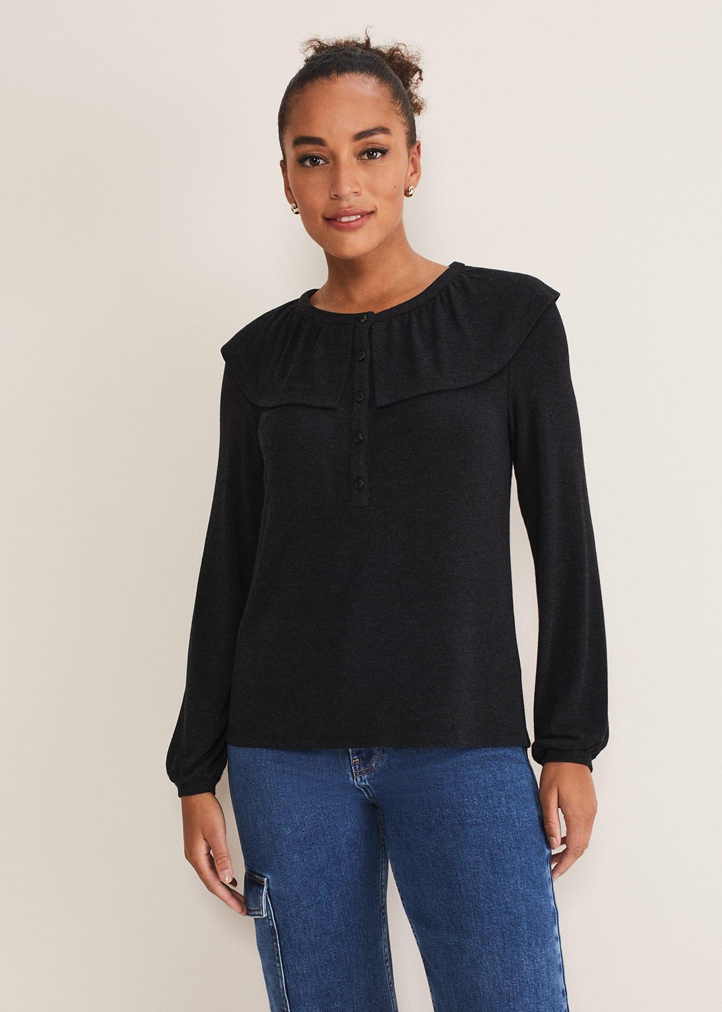 Anda Frill Detail Bor Top