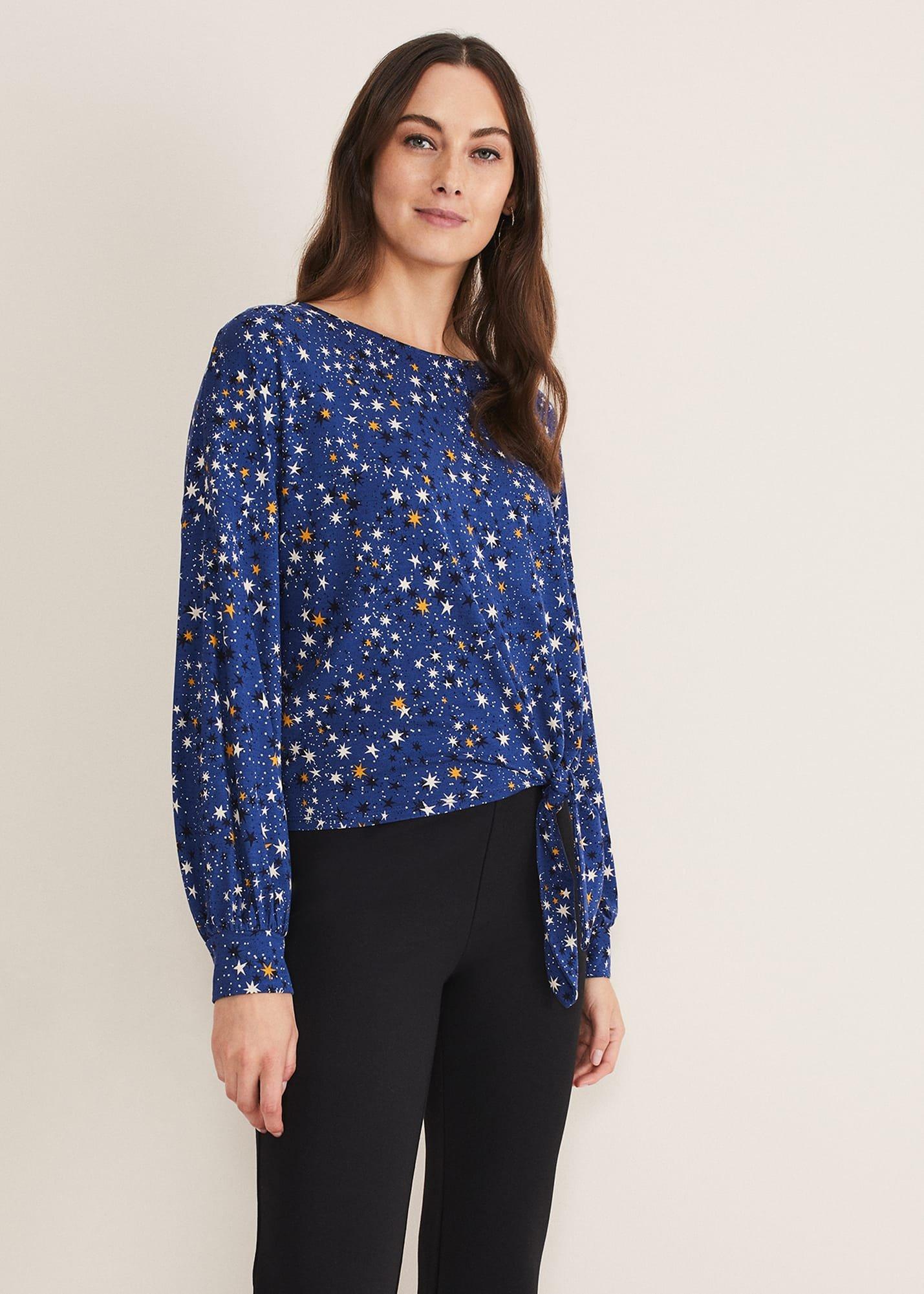 Felisity Star Tie Top