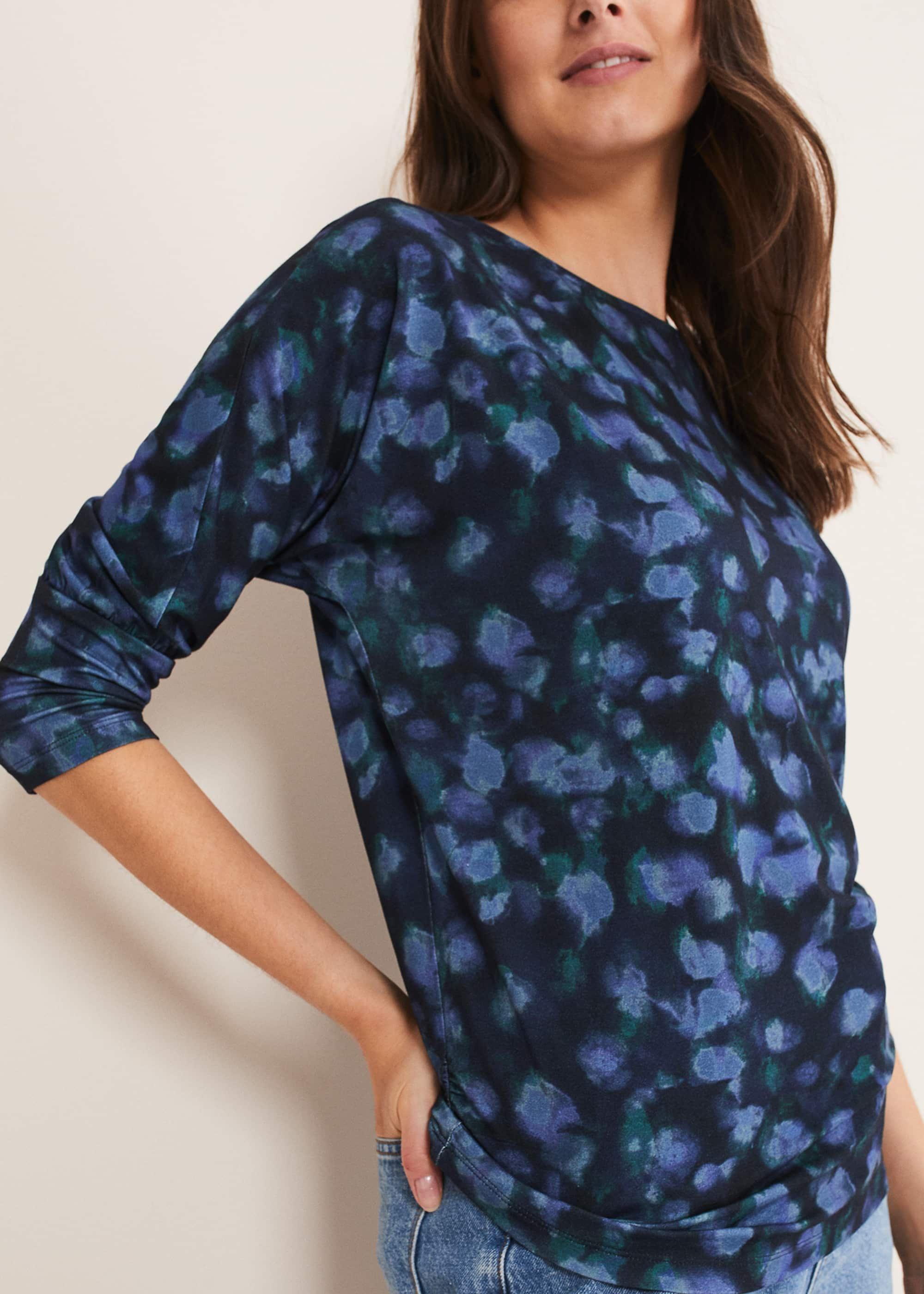 Valentina Smudge Ruched Side Top