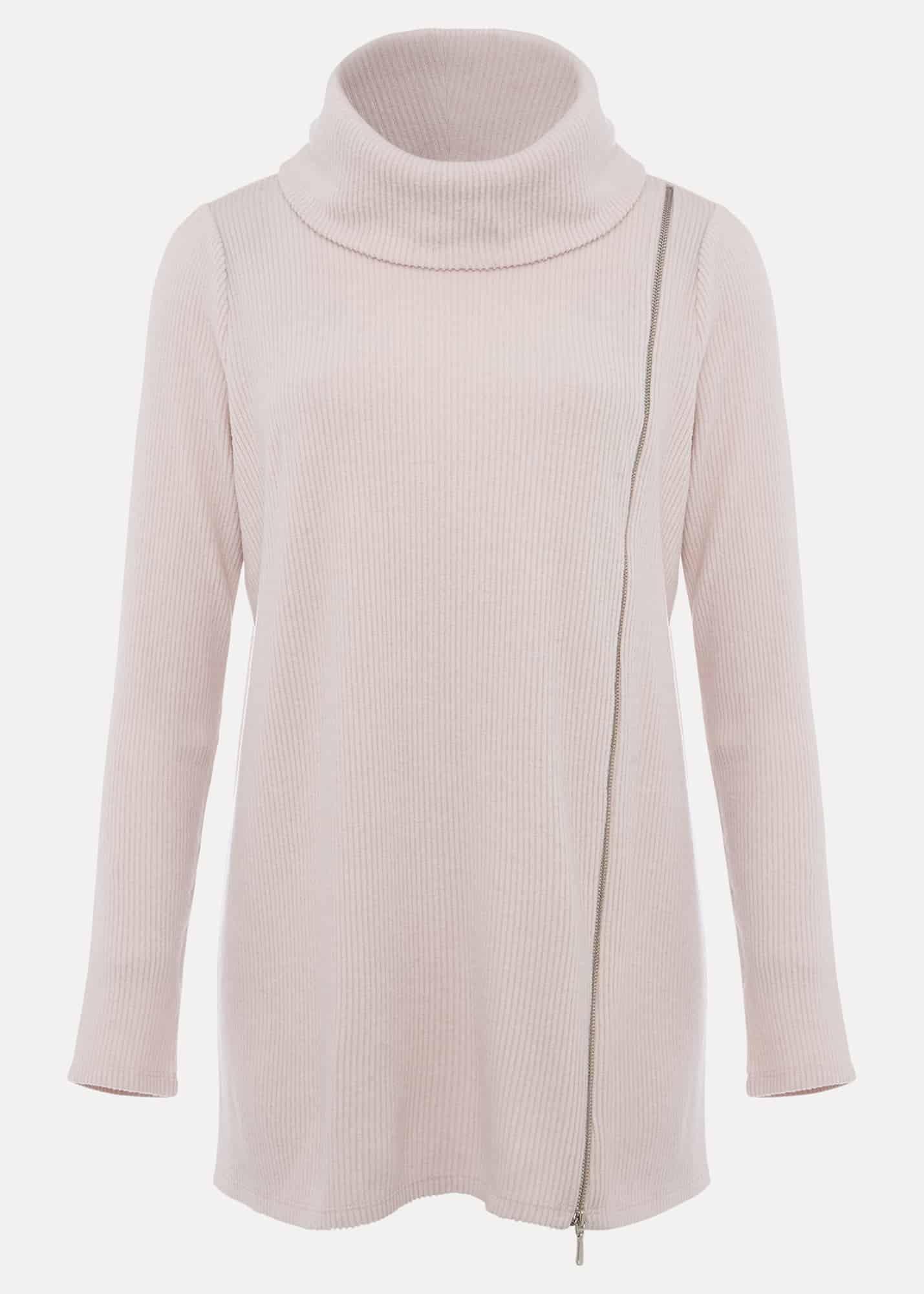 Klara Longline Zip Detail Snuggle Top