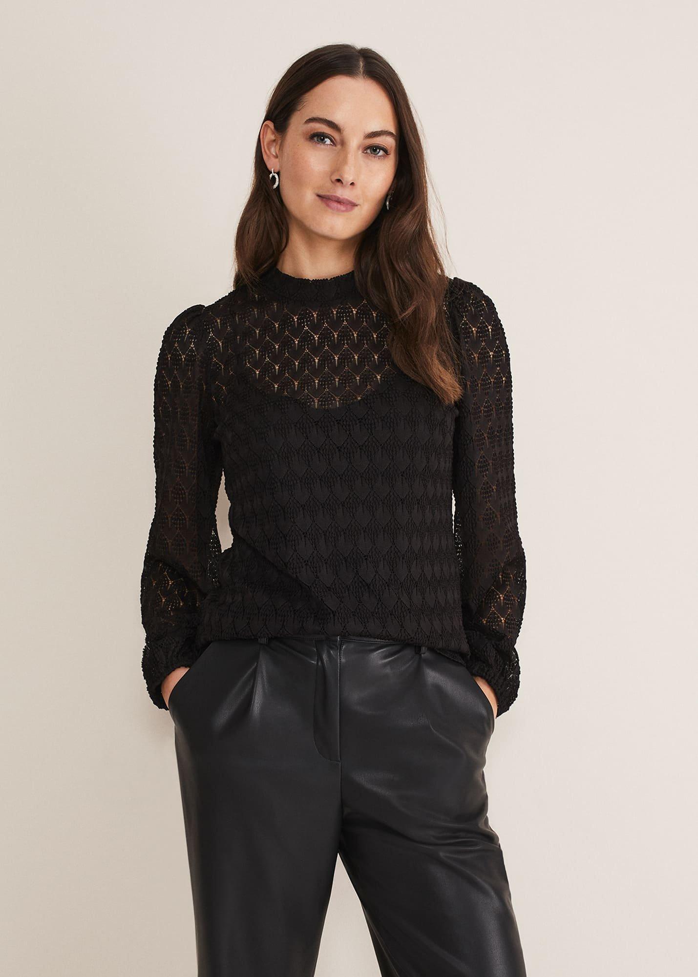 Reina Jersey Lace Top