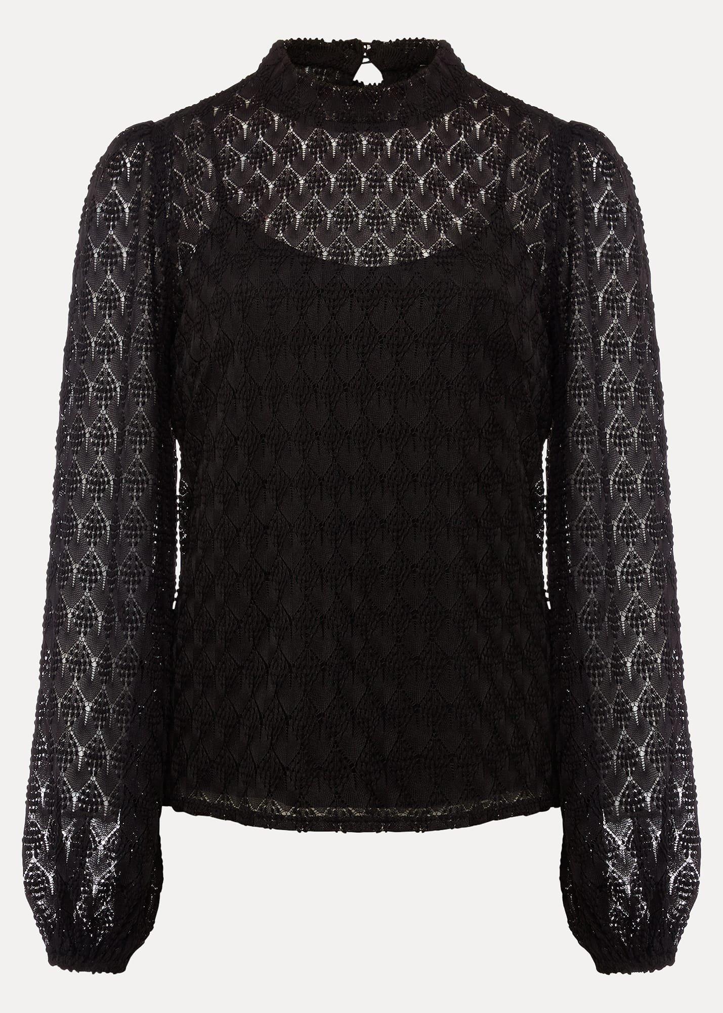 Reina Jersey Lace Top