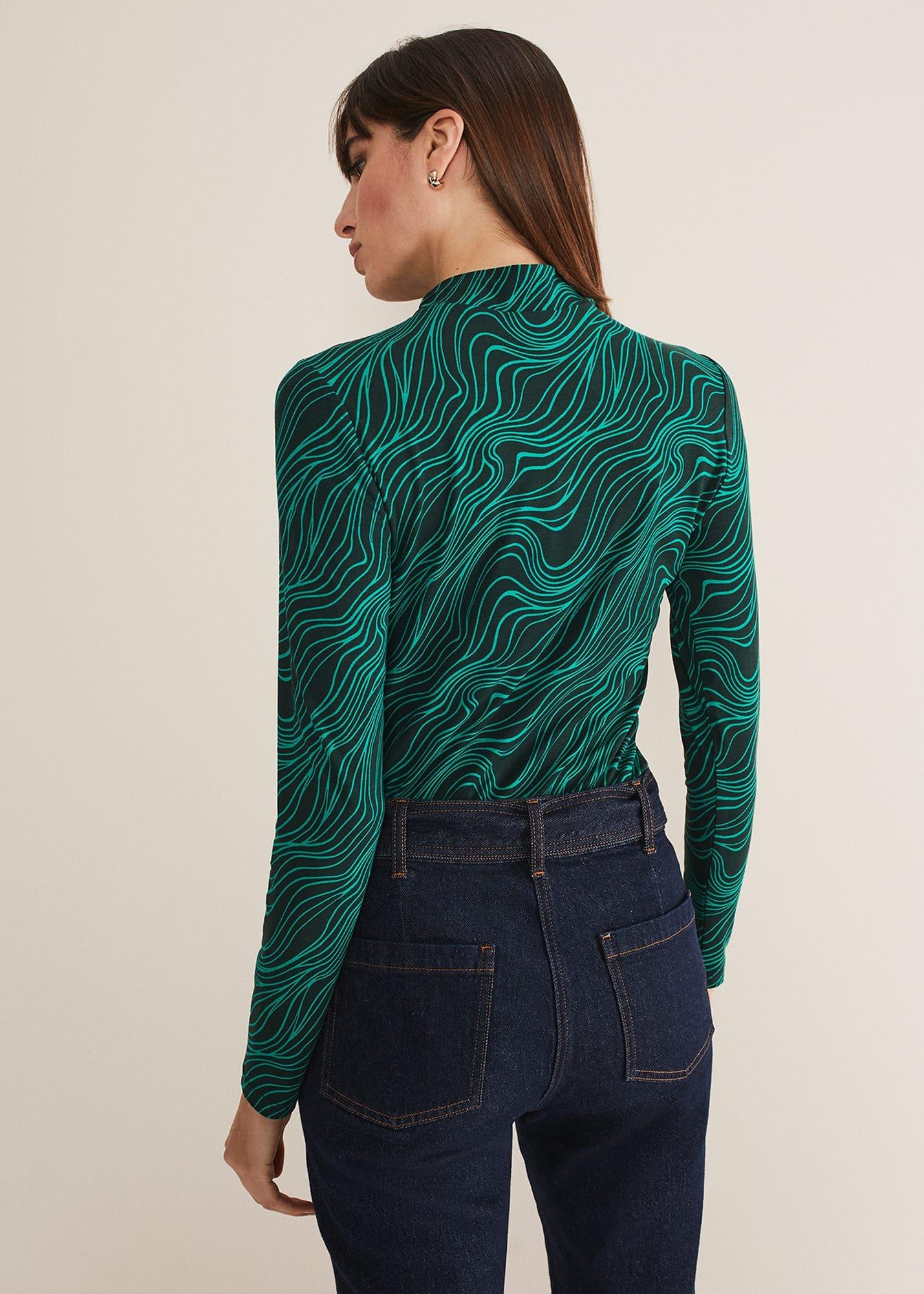 Macey High Neck Top