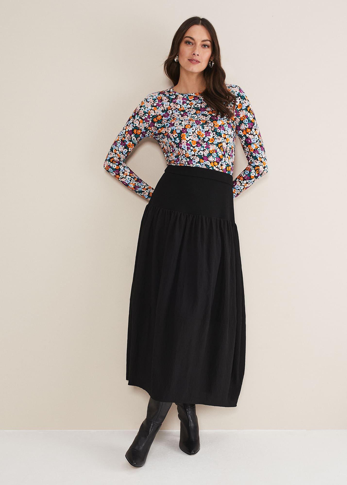 Serena Jersey Ditsy Top