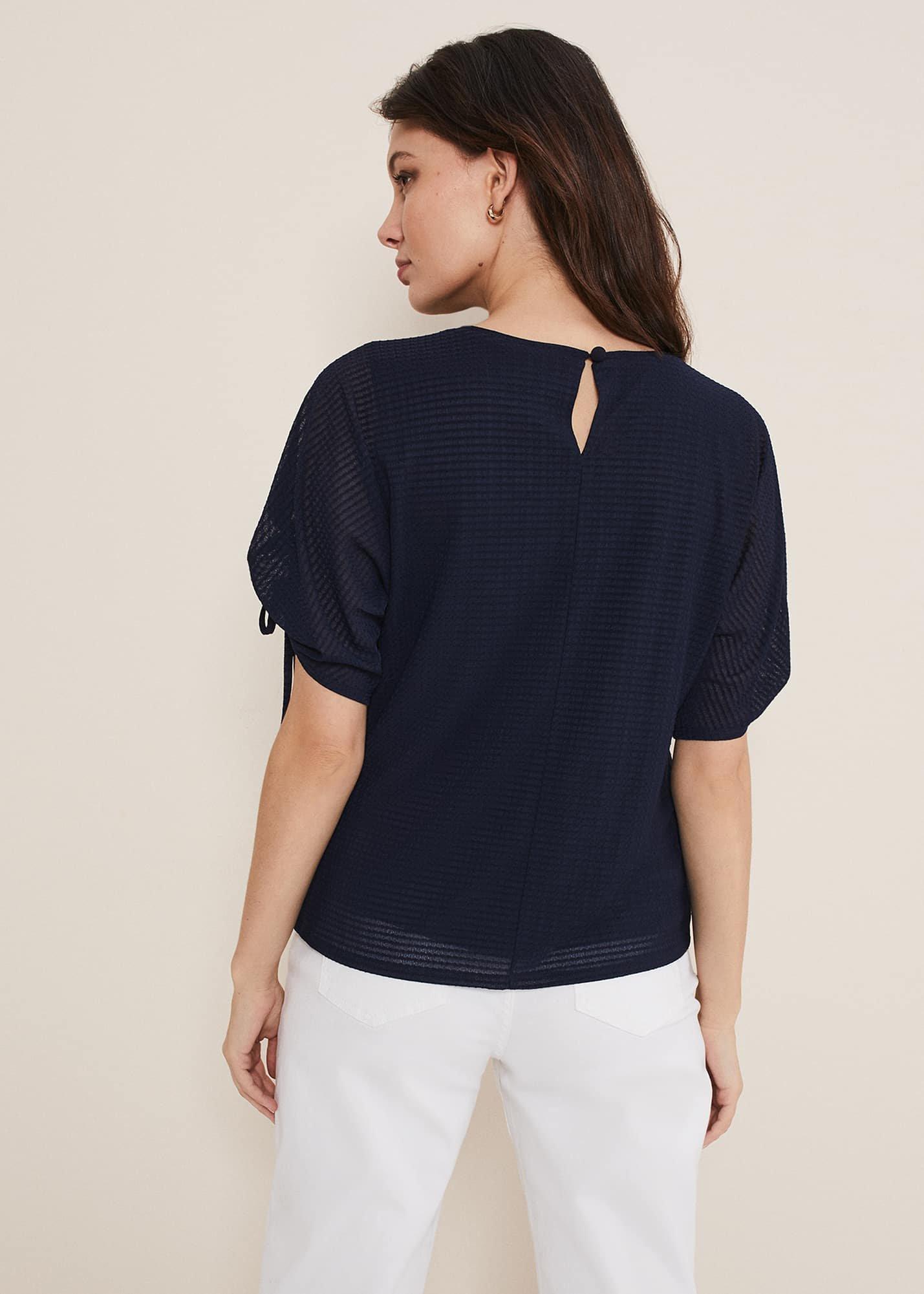 Meda Textured Jersey Top