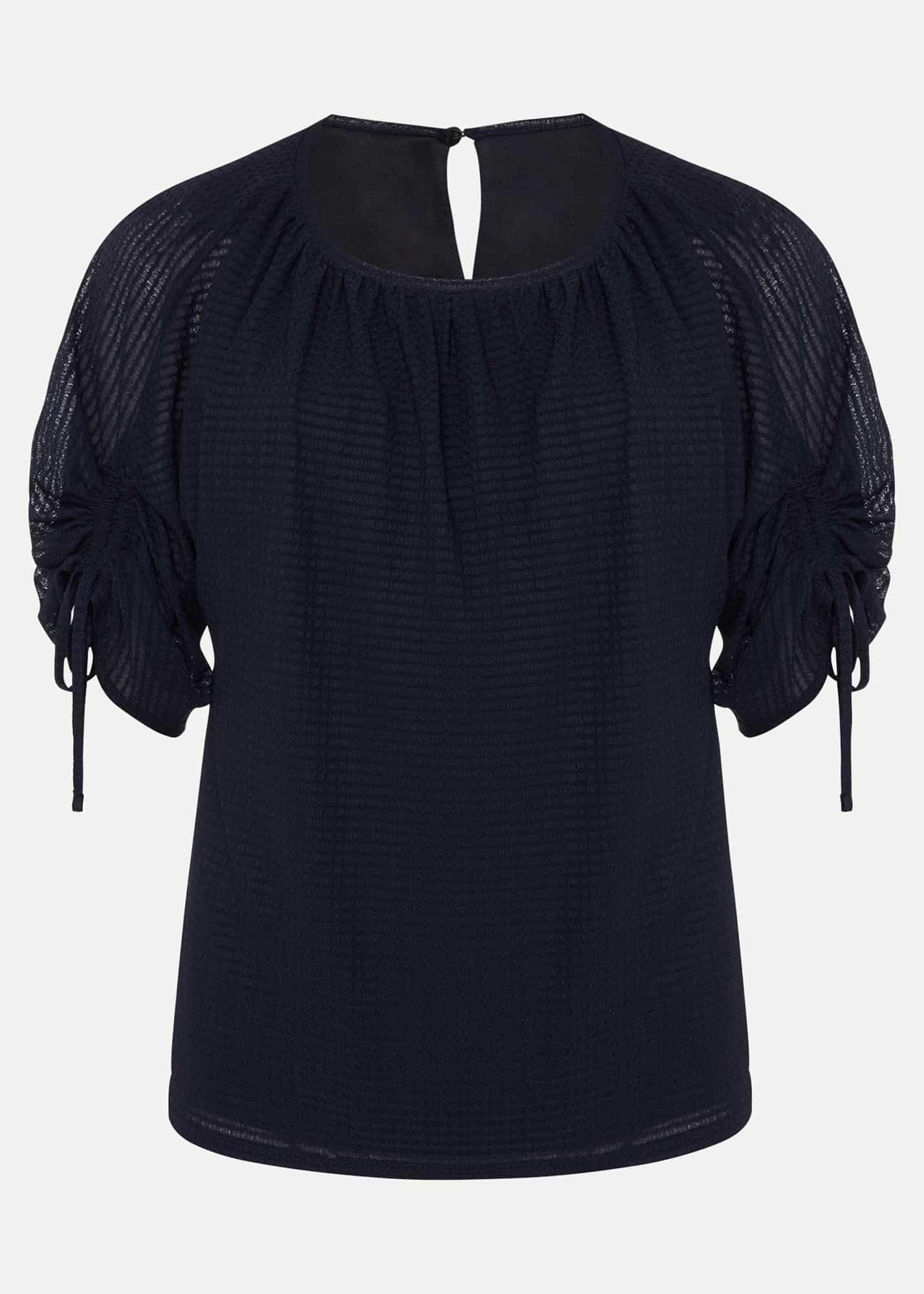 Meda Textured Jersey Top