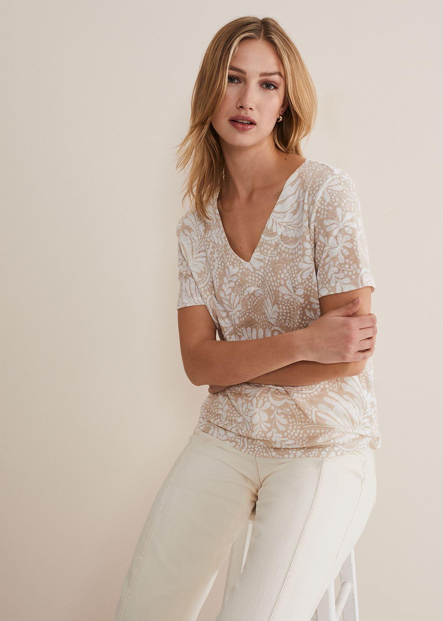 Elspeth V Neck Top