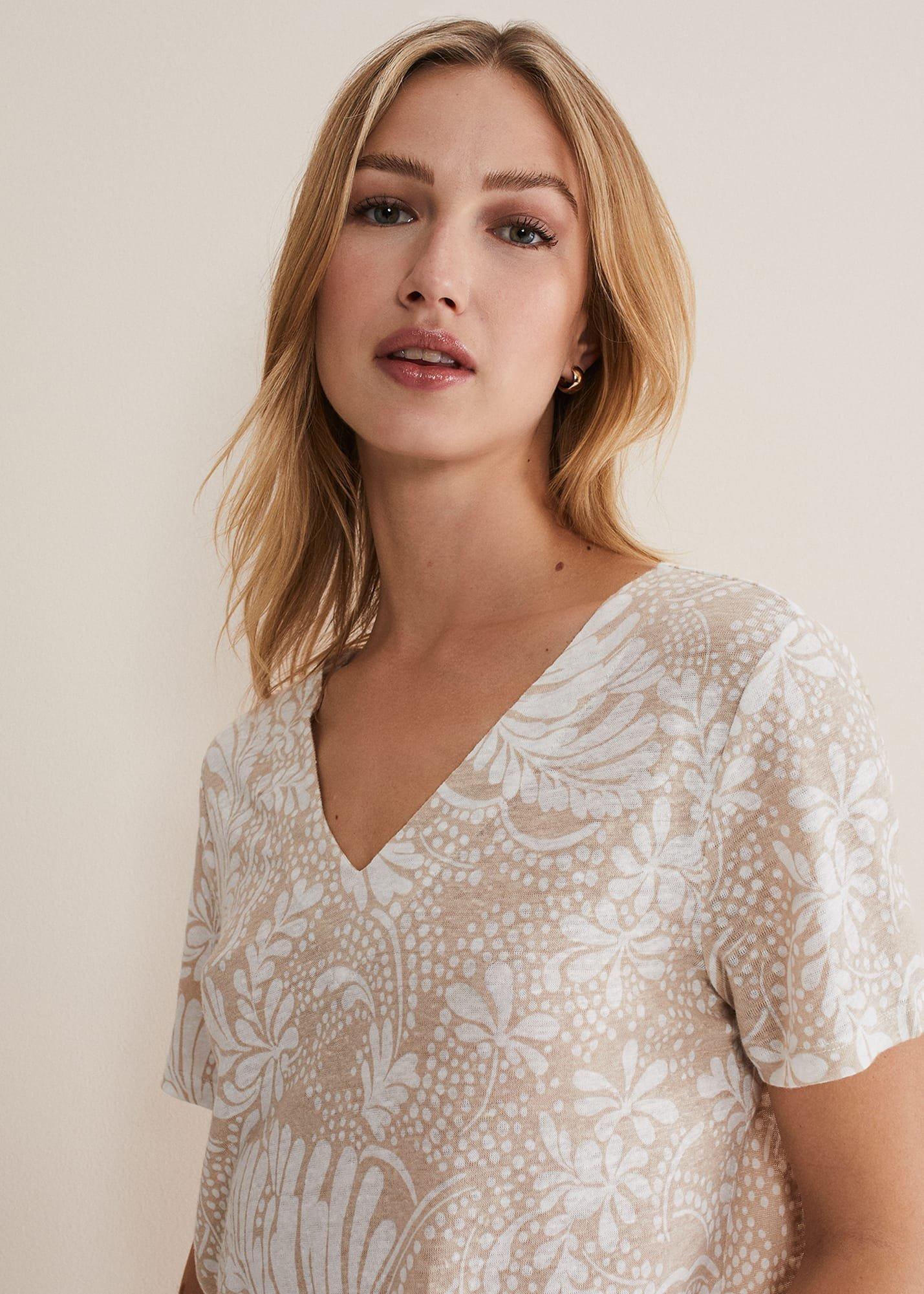 Elspeth V Neck Top