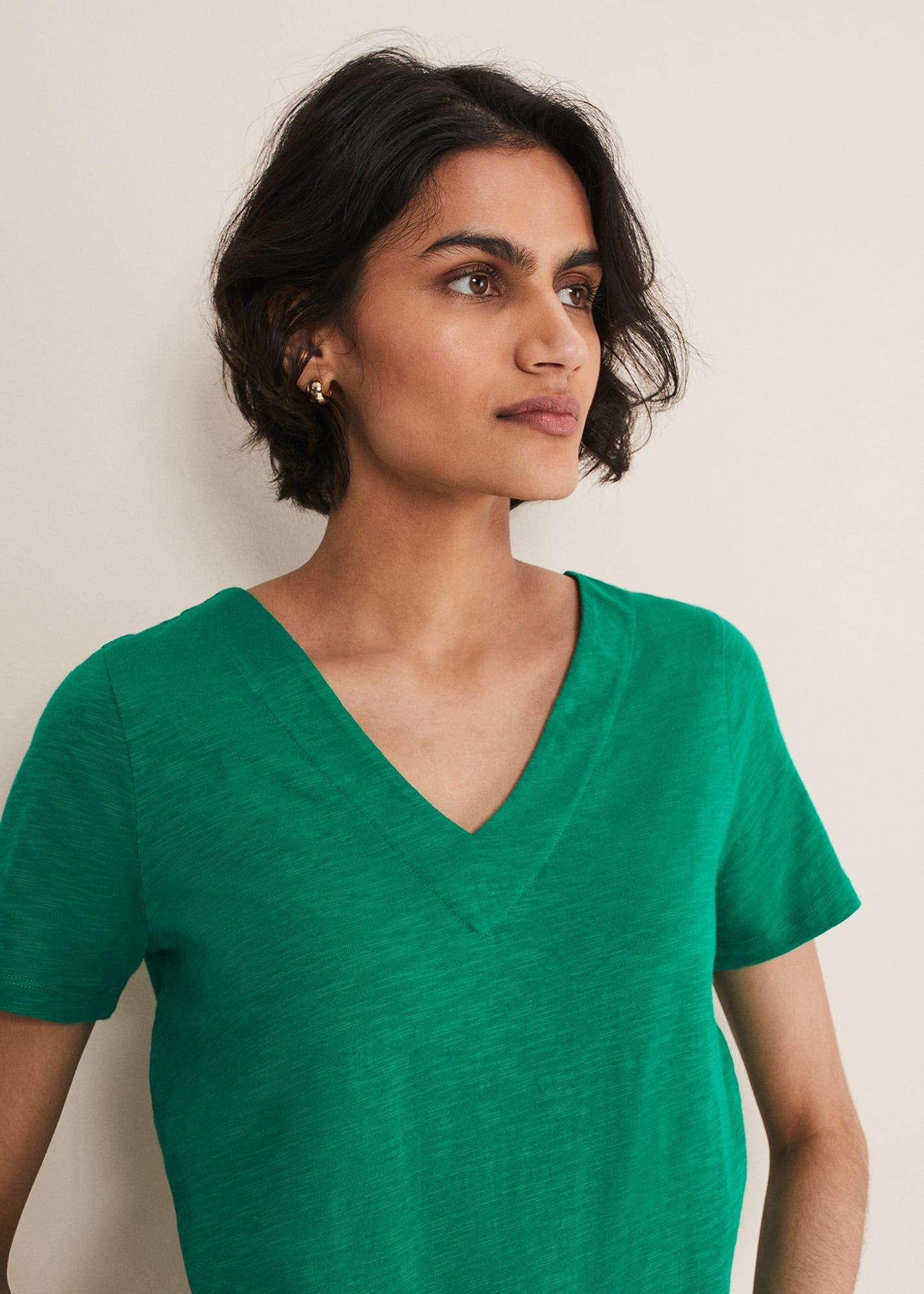 Elspeth V Neck Top
