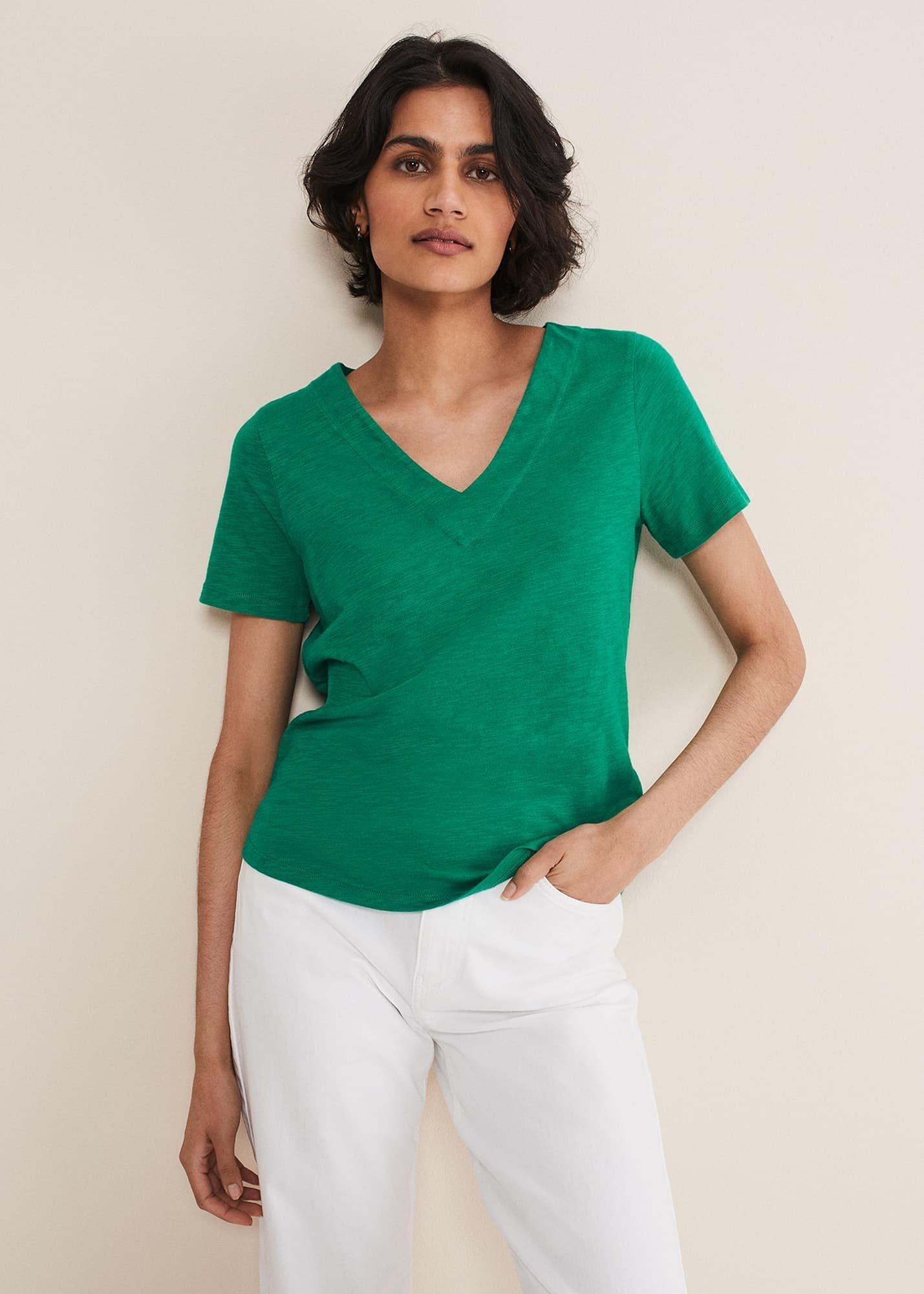 Elspeth V Neck Top