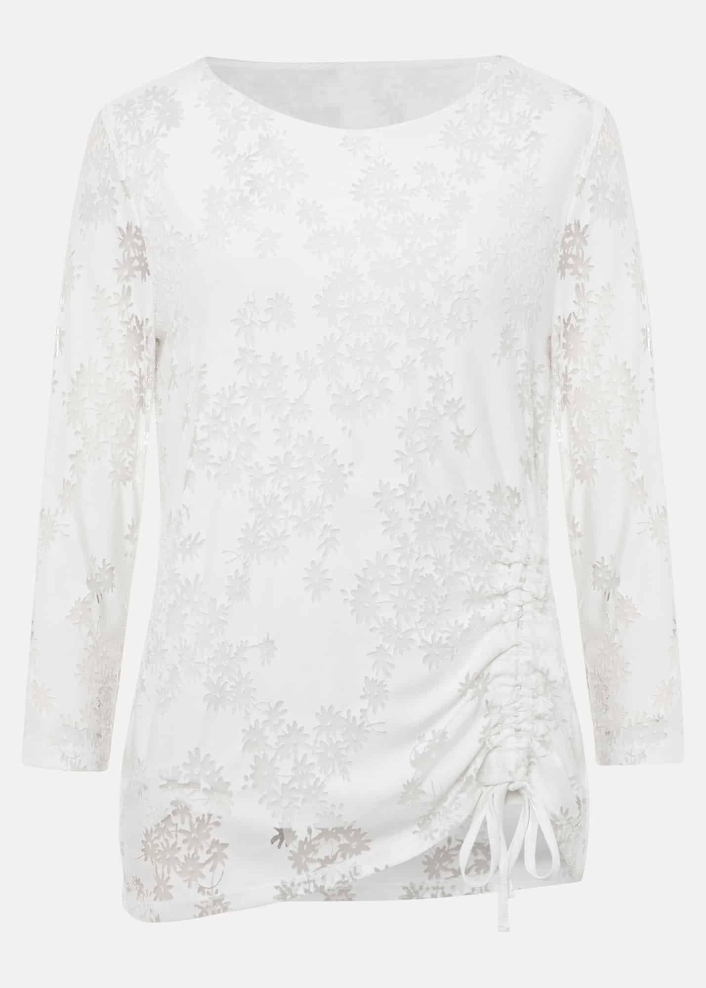 Mariella Floral Burnout Top