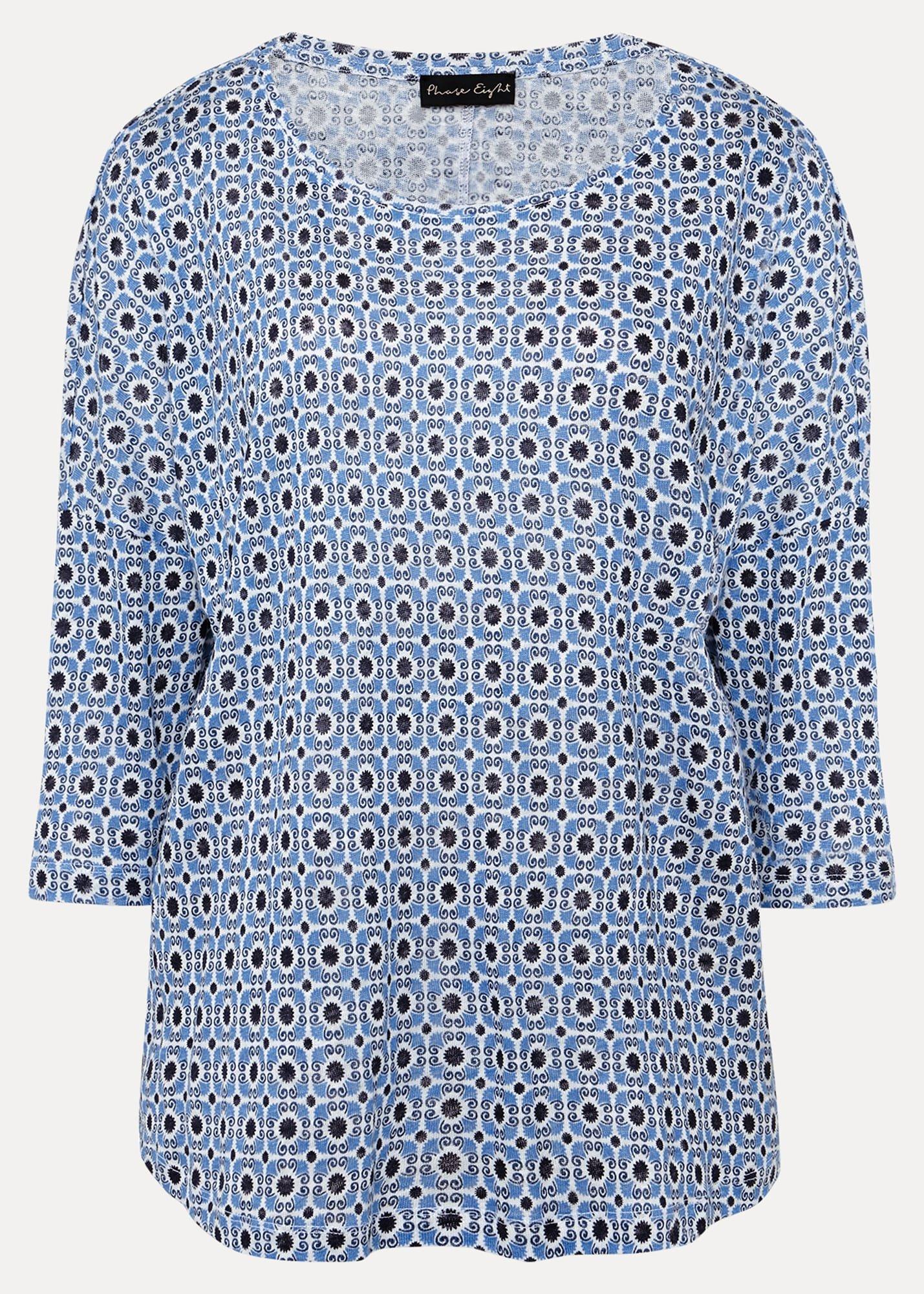 Hadleigh Linen Printed Top