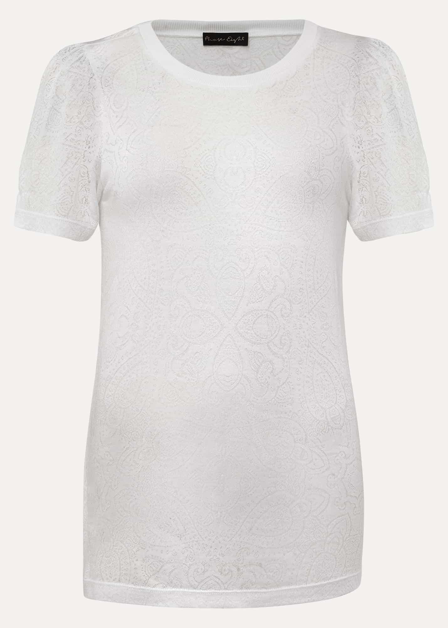 Kinsley Pointelle Jersey Tee