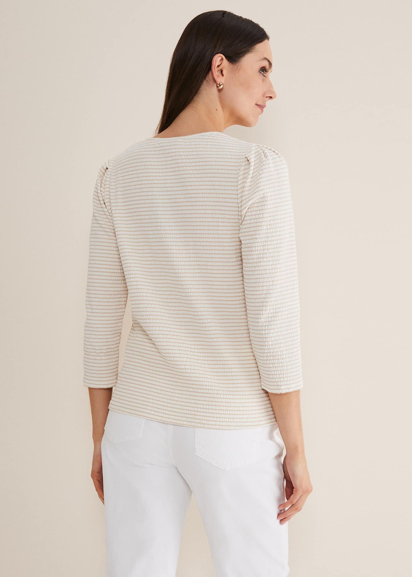 Krissie Textured Tie Front Top