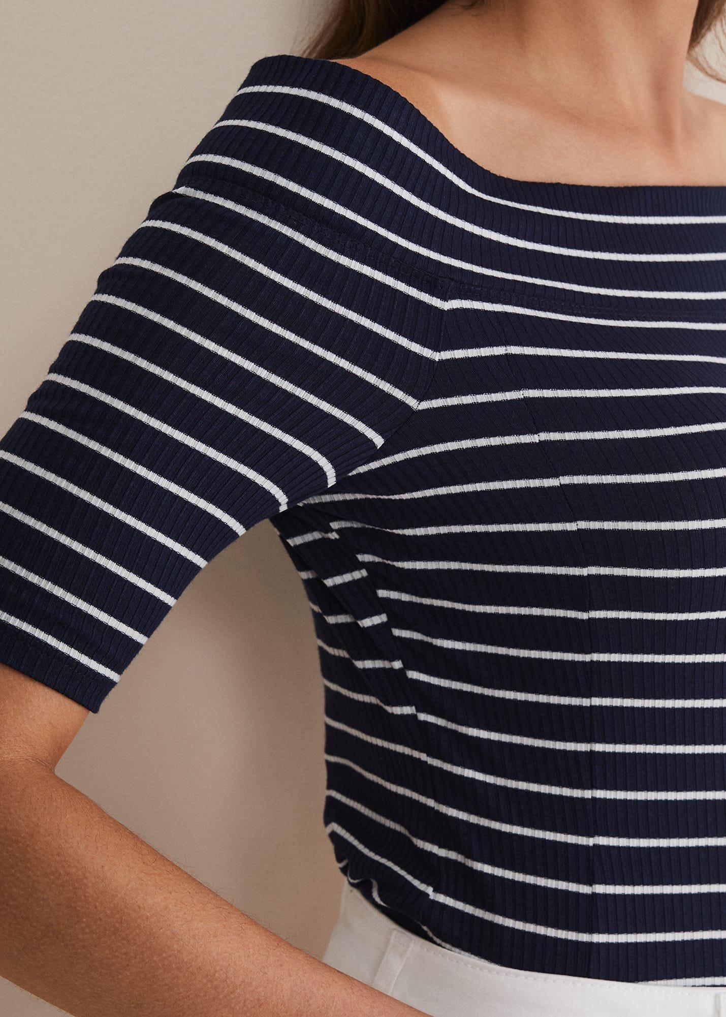 Taylah Striped Bandeau Top