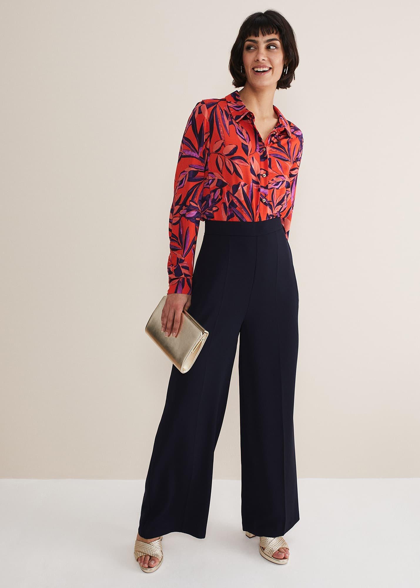 Shareen Leaf Print Shirt
