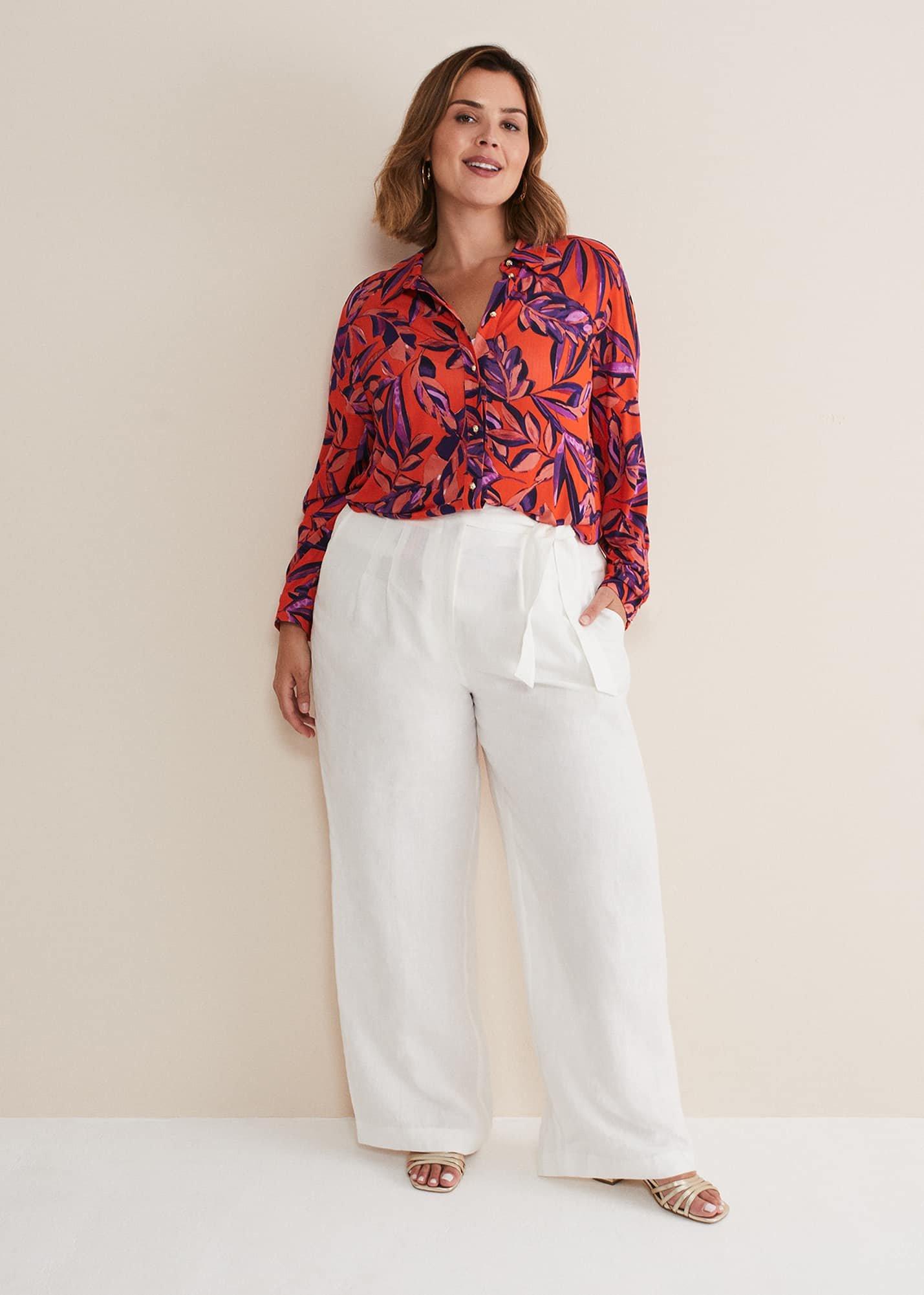 Shareen Leaf Print Shirt
