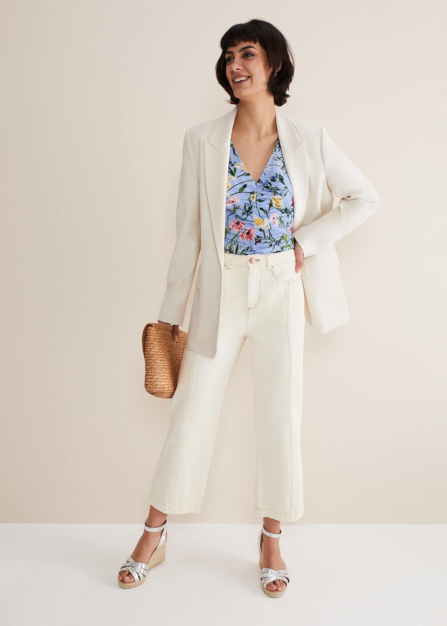 Donda Floral Ruched Top