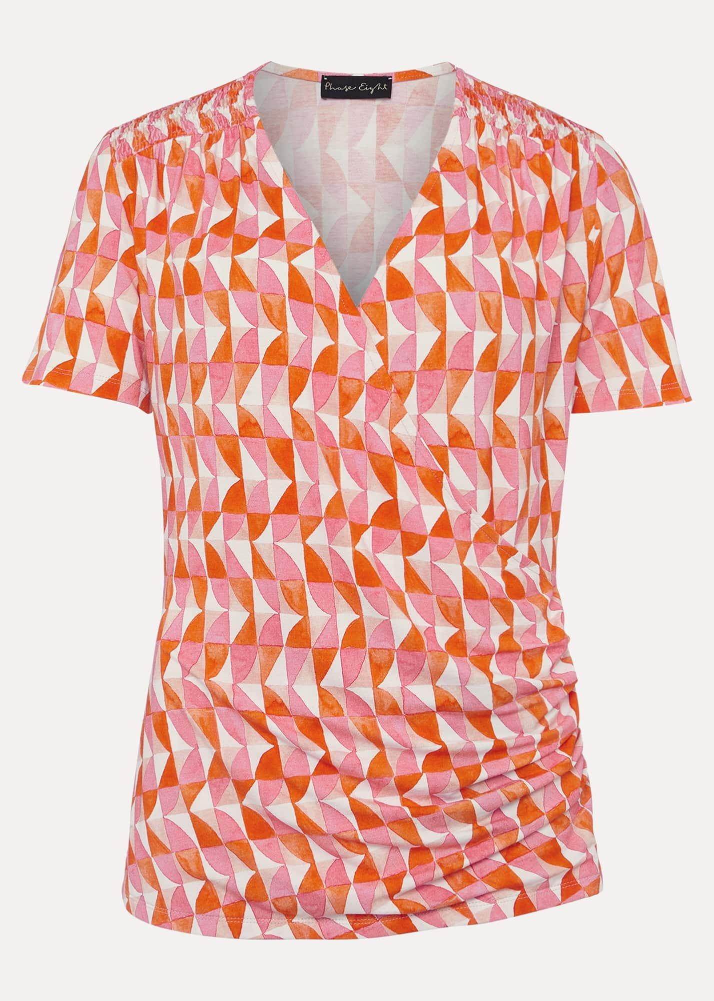 Loicia Geo Wrap Top