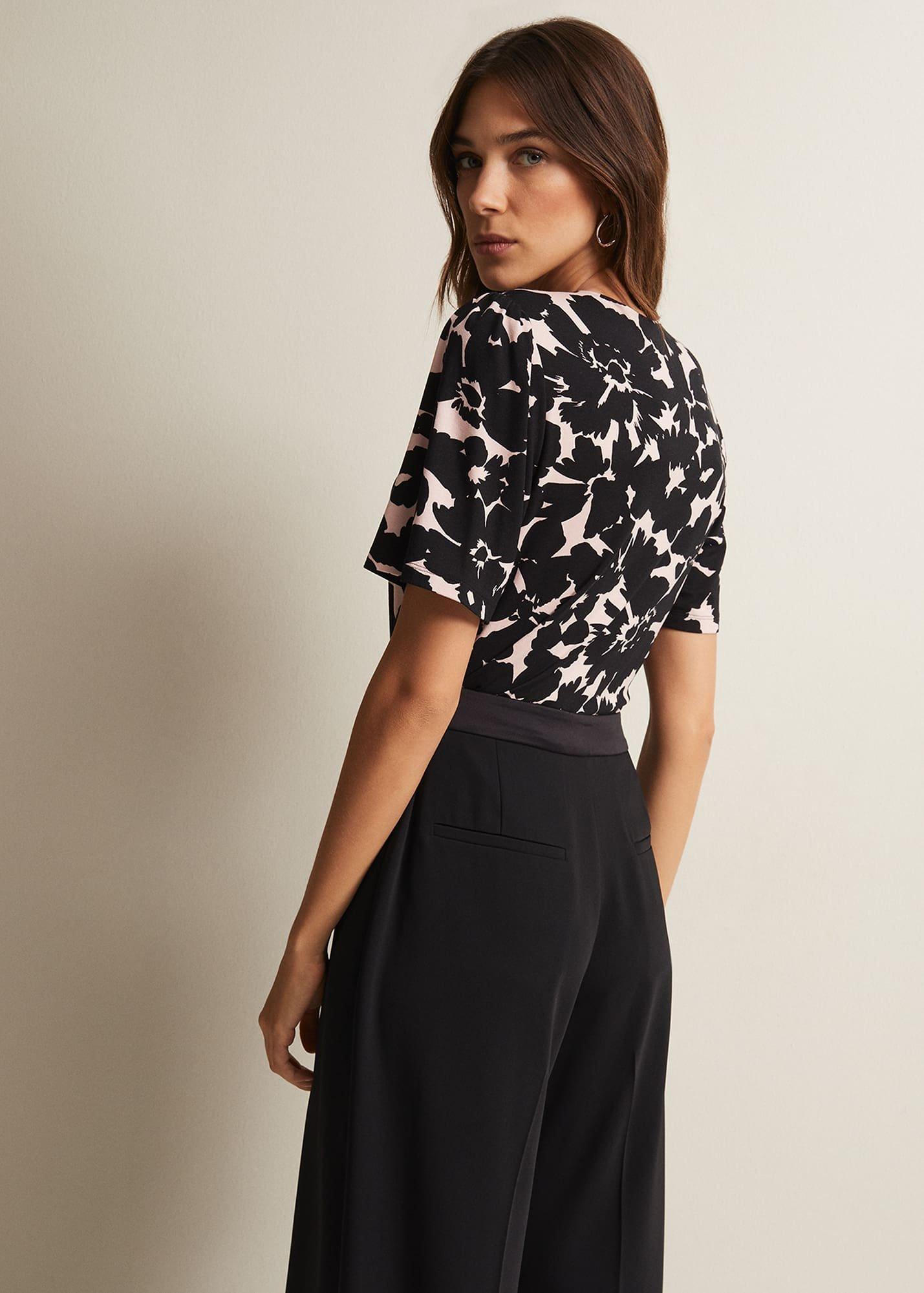 Raelora Floral Wrap Top
