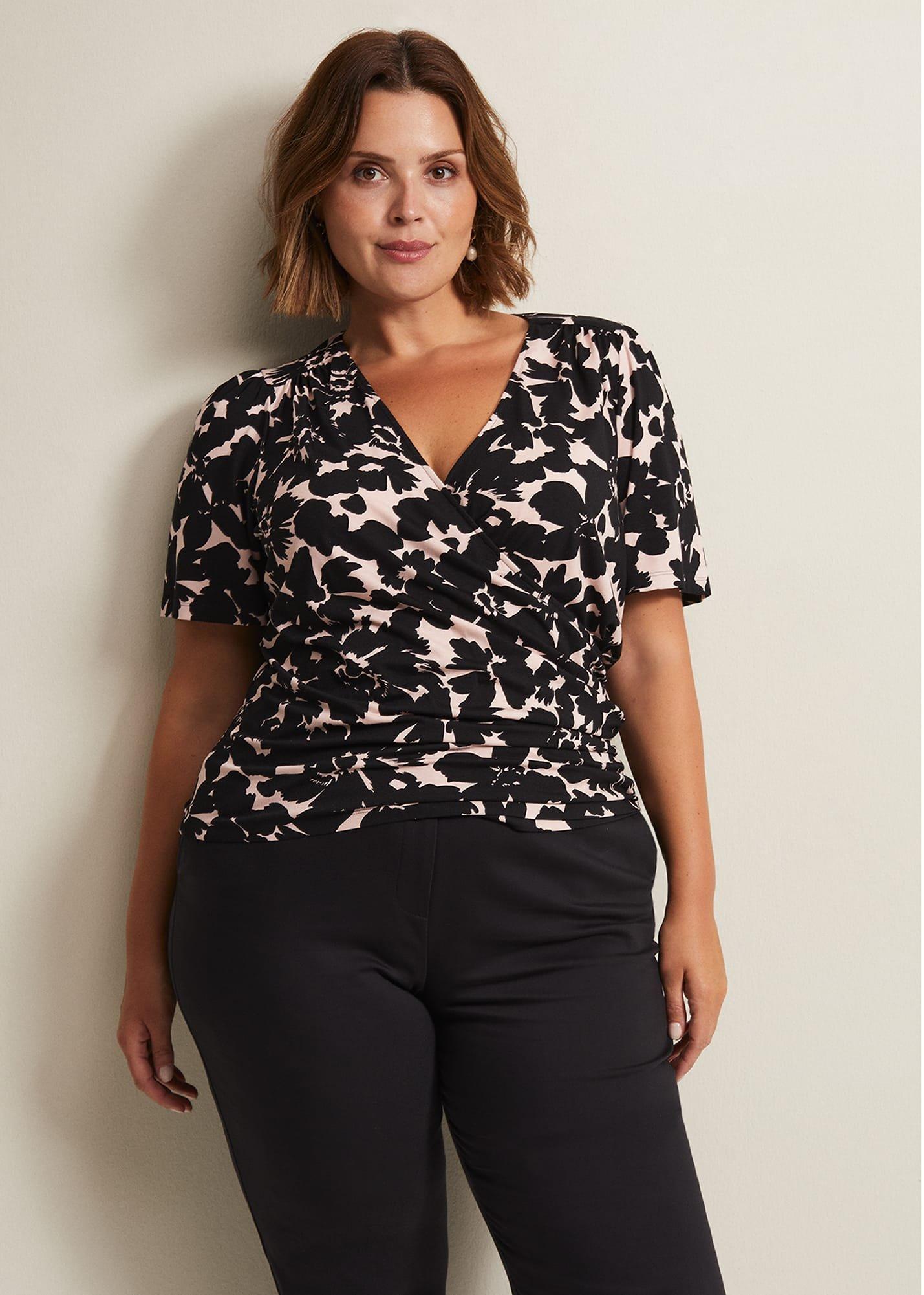 Raelora Floral Wrap Top