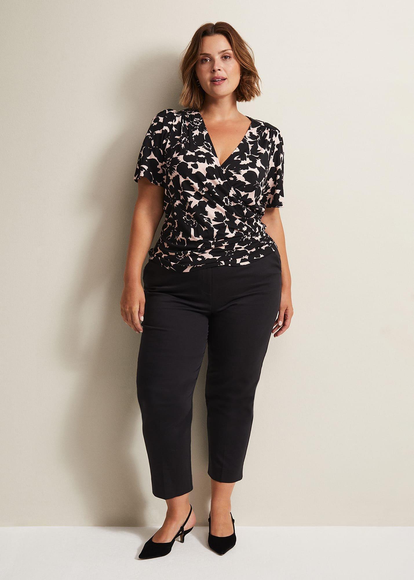 Raelora Floral Wrap Top