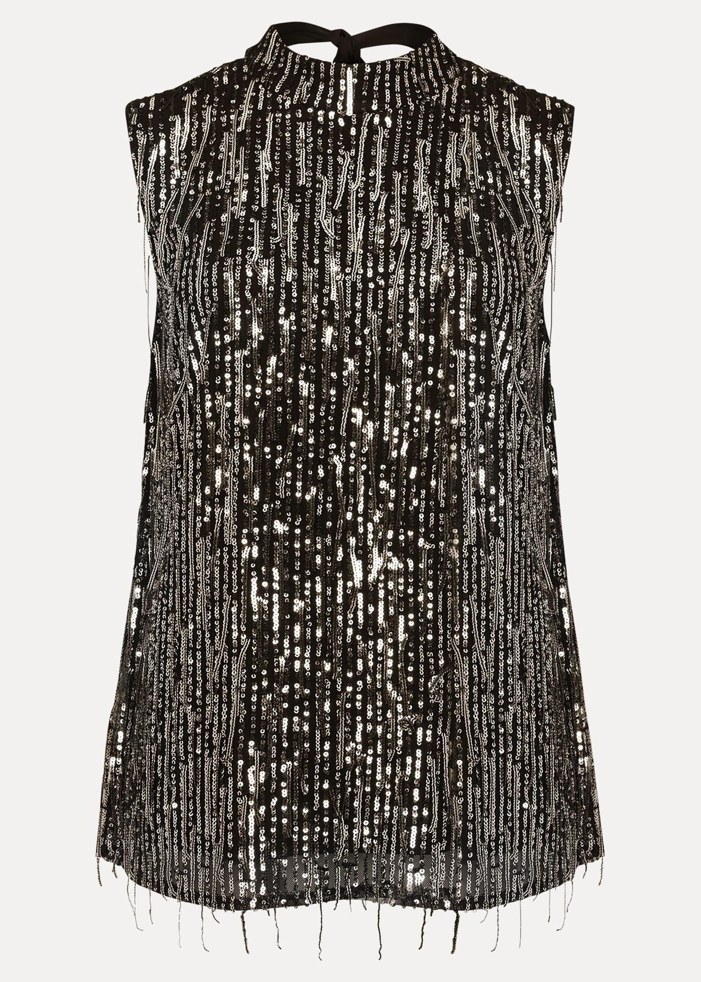 Kerrie Tassel Sequin Top
