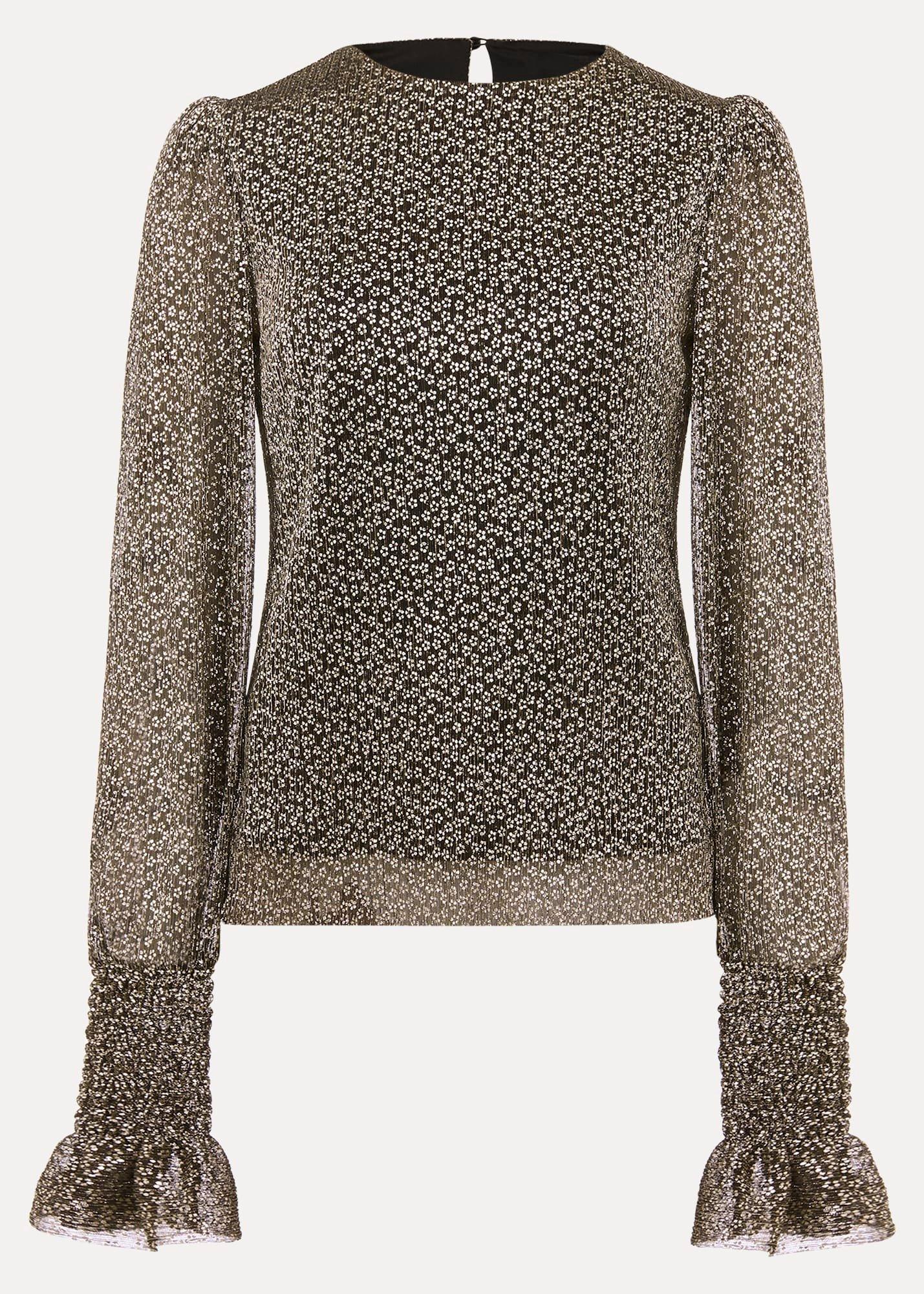 Valery Plisse Foil Top