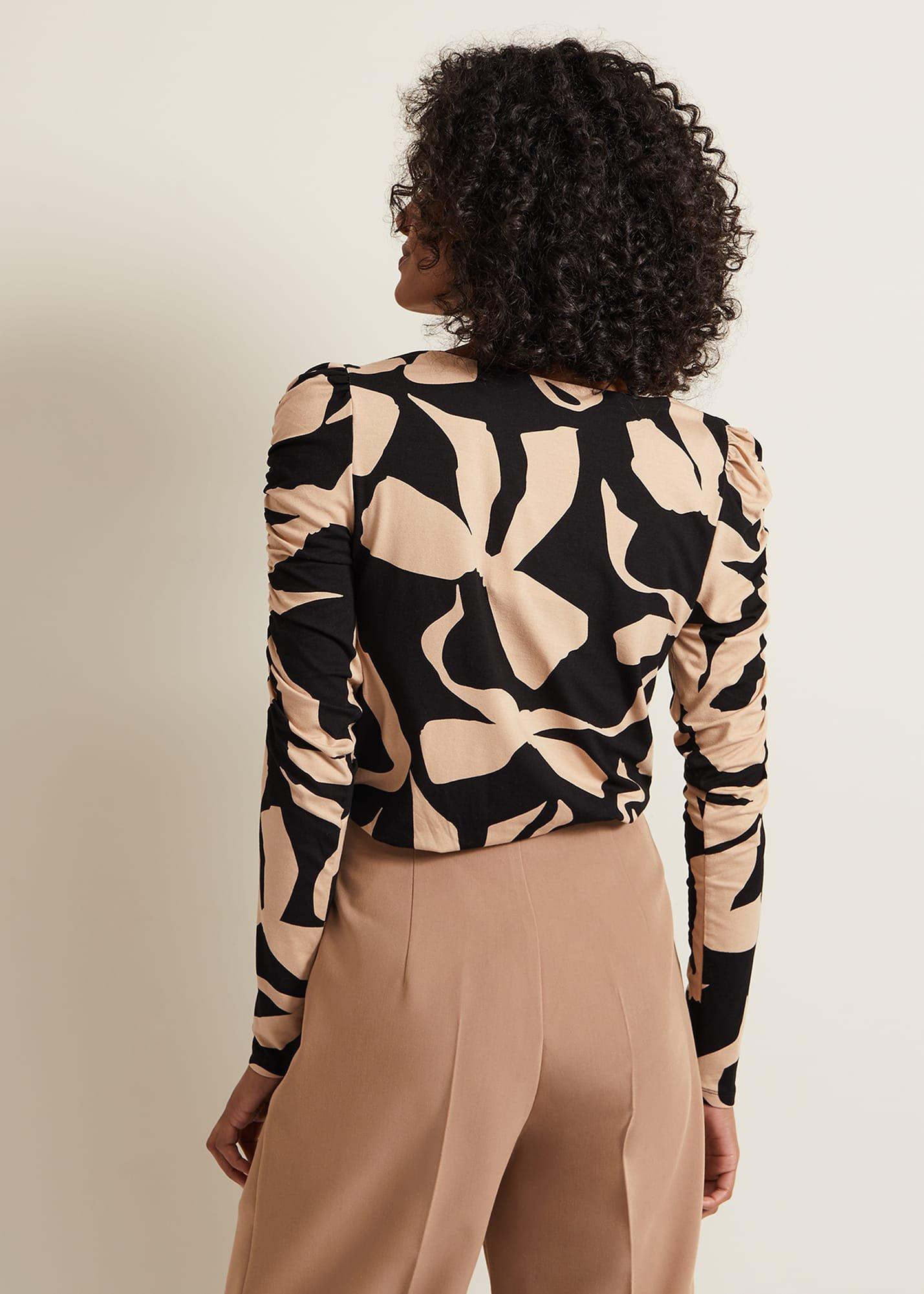 Rosalita Bow Print Top