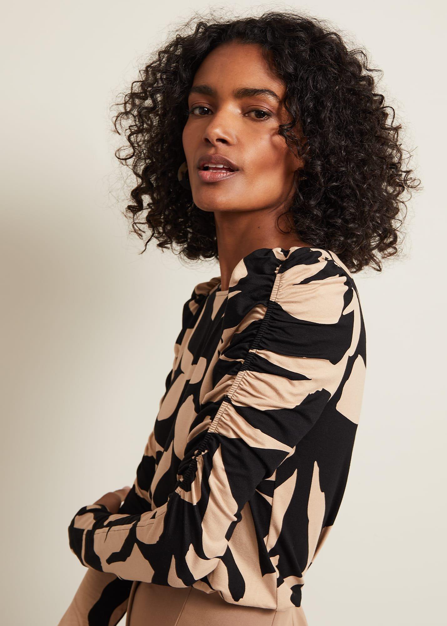 Rosalita Bow Print Top