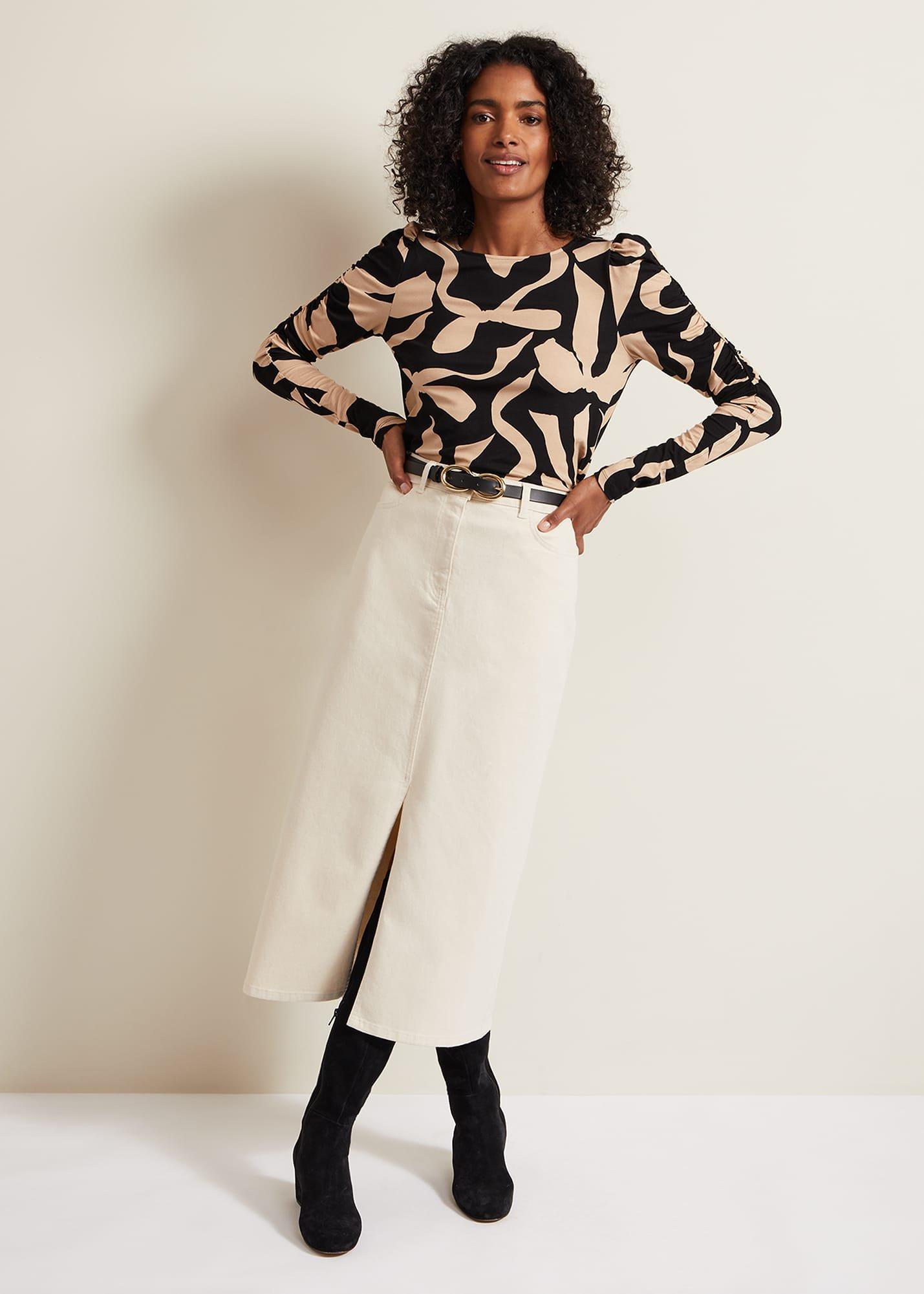 Rosalita Bow Print Top