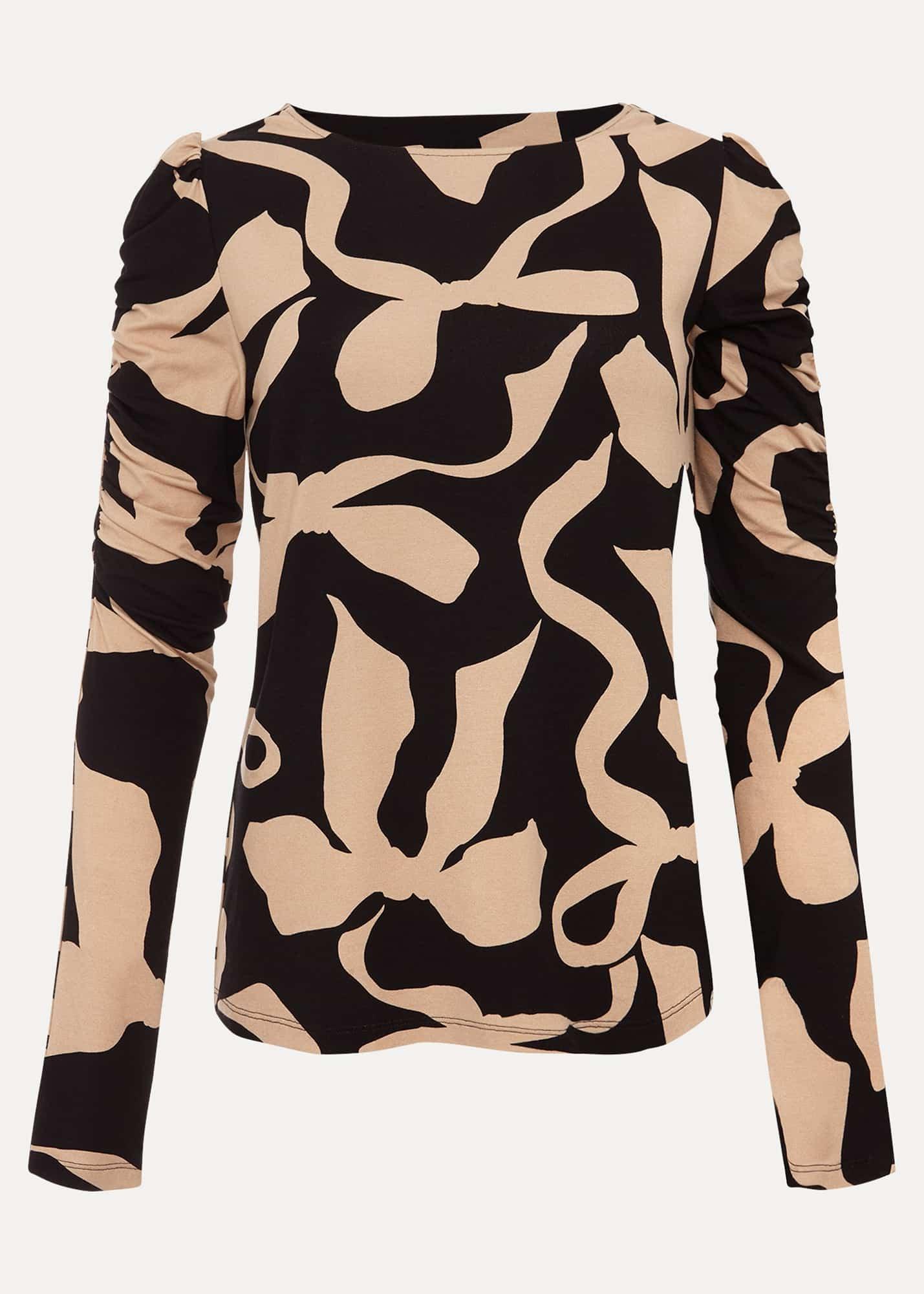 Rosalita Bow Print Top