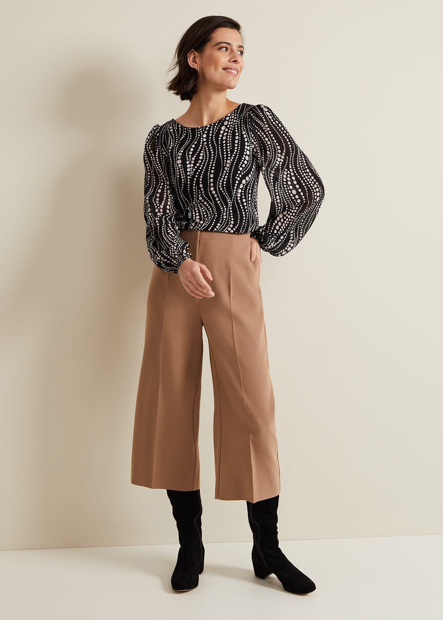 Patricia Pearl Print Woven Mix Top