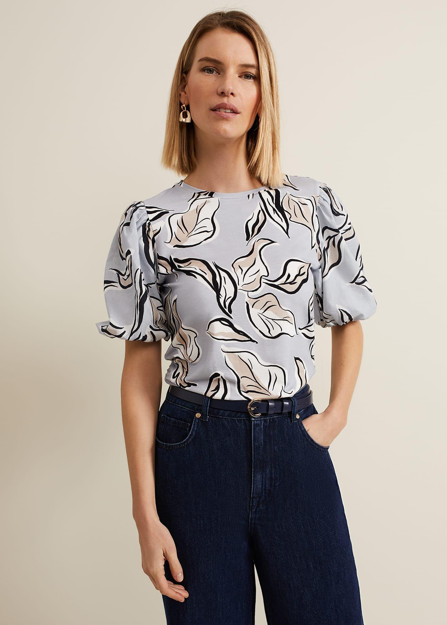 Aaliyah Woven Sleeve Top