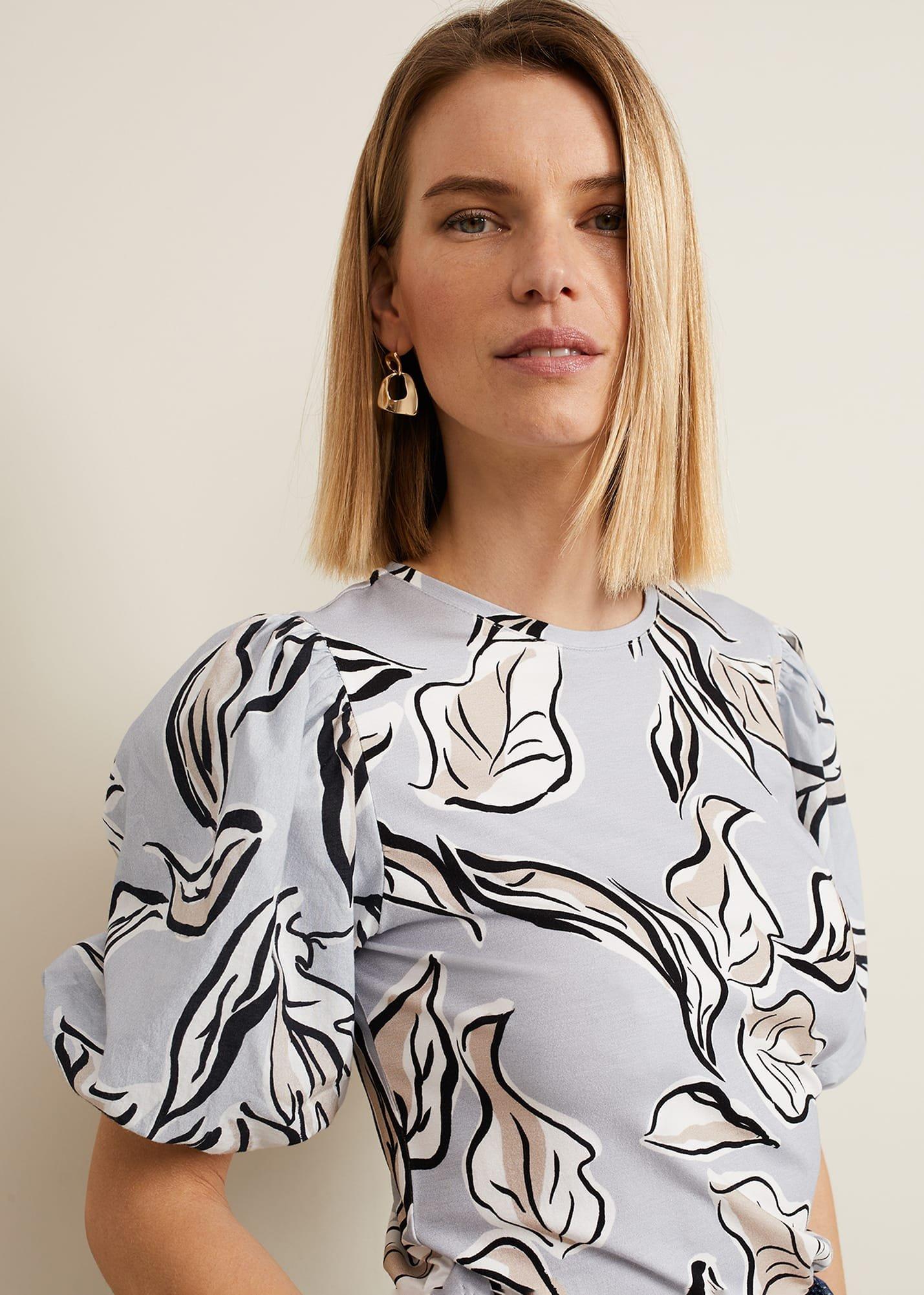 Aaliyah Woven Sleeve Top