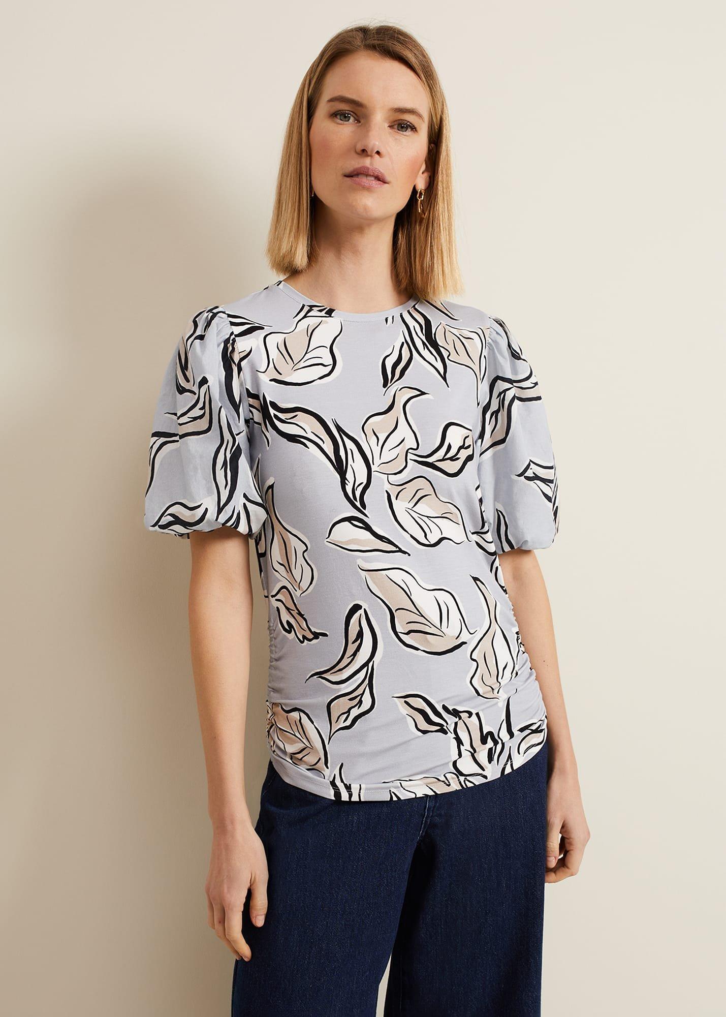Aaliyah Woven Sleeve Top