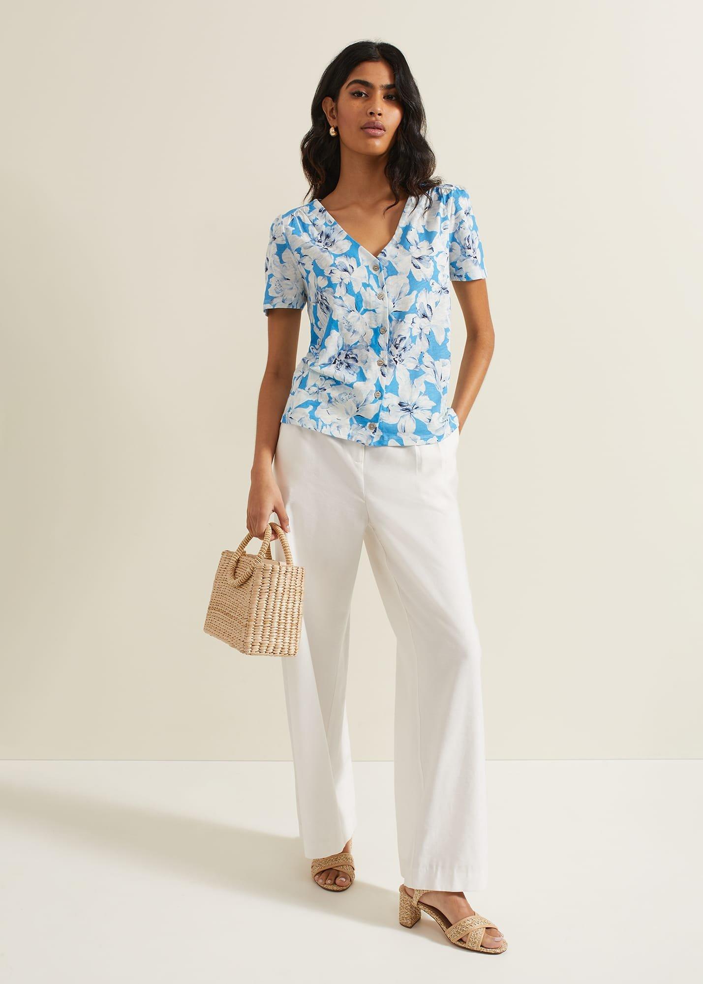 Lorenna Floral Print Top