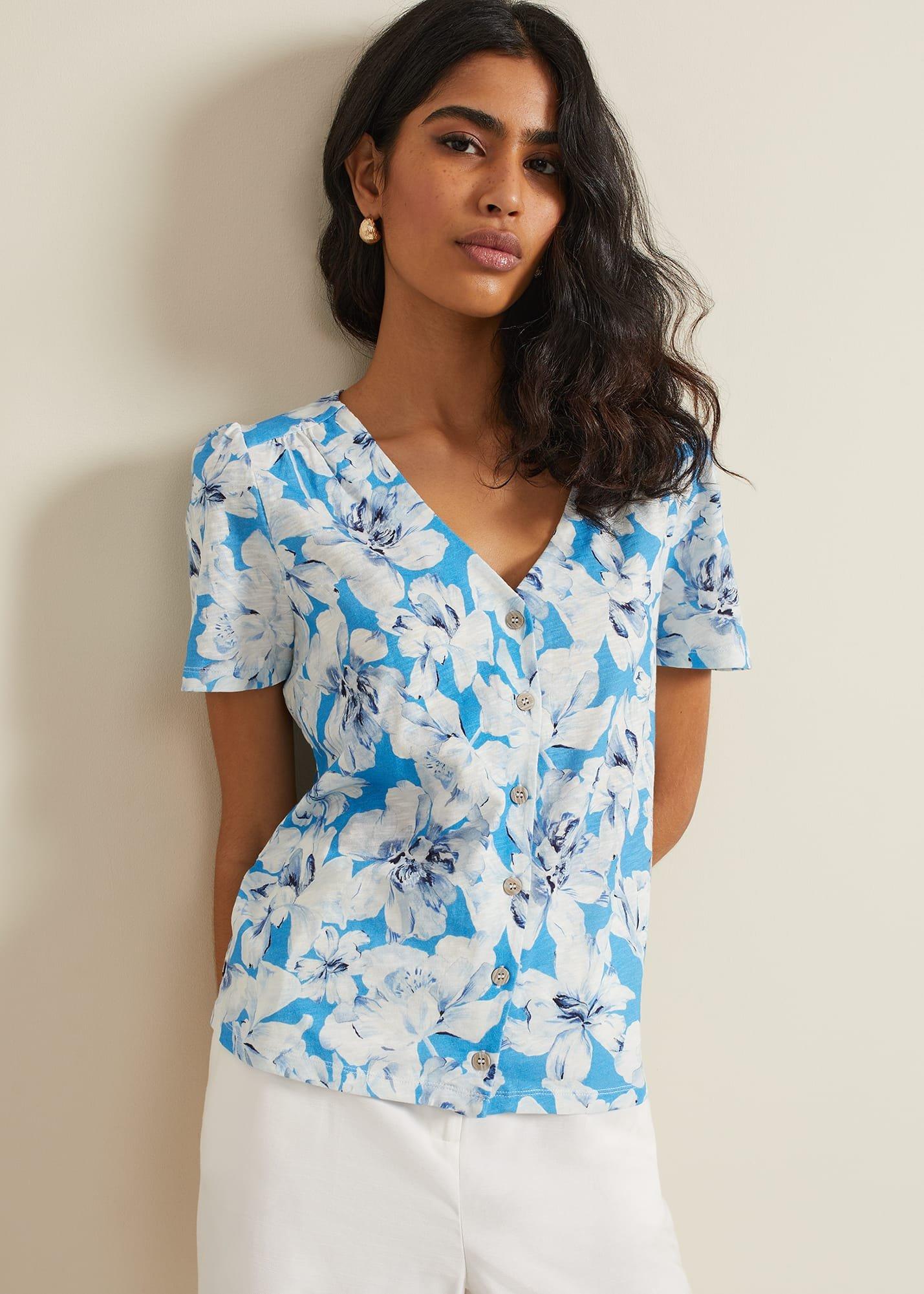 Lorenna Floral Print Top