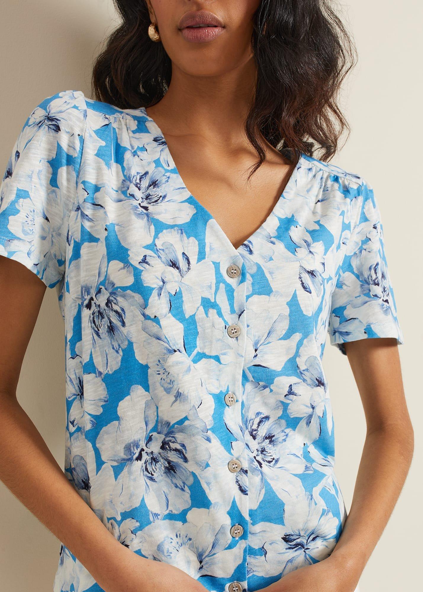 Lorenna Floral Print Top
