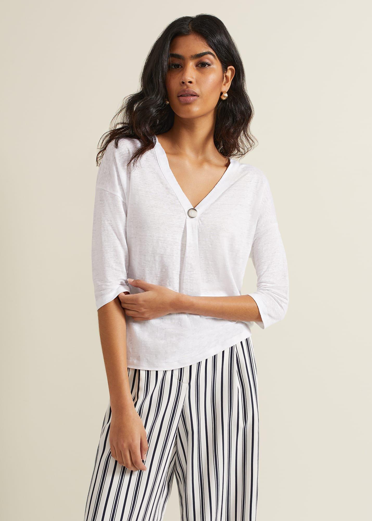 Leah Linen Top