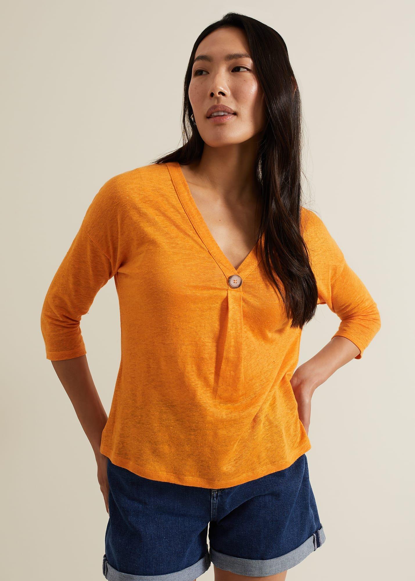 Leah Linen Top