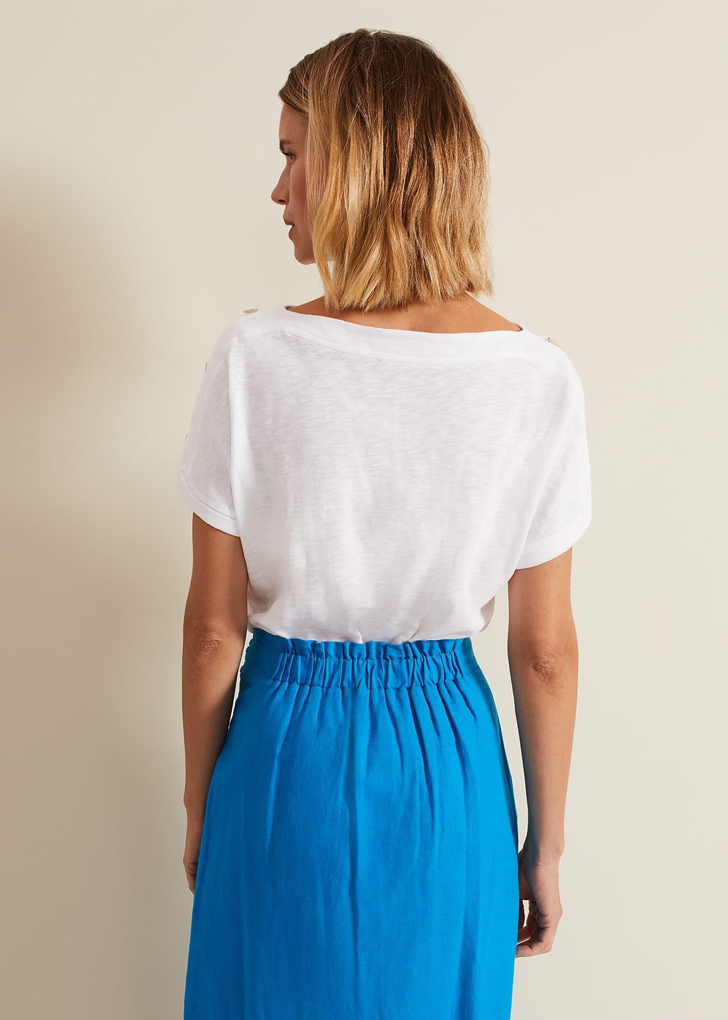 Suzie Button Detail Top