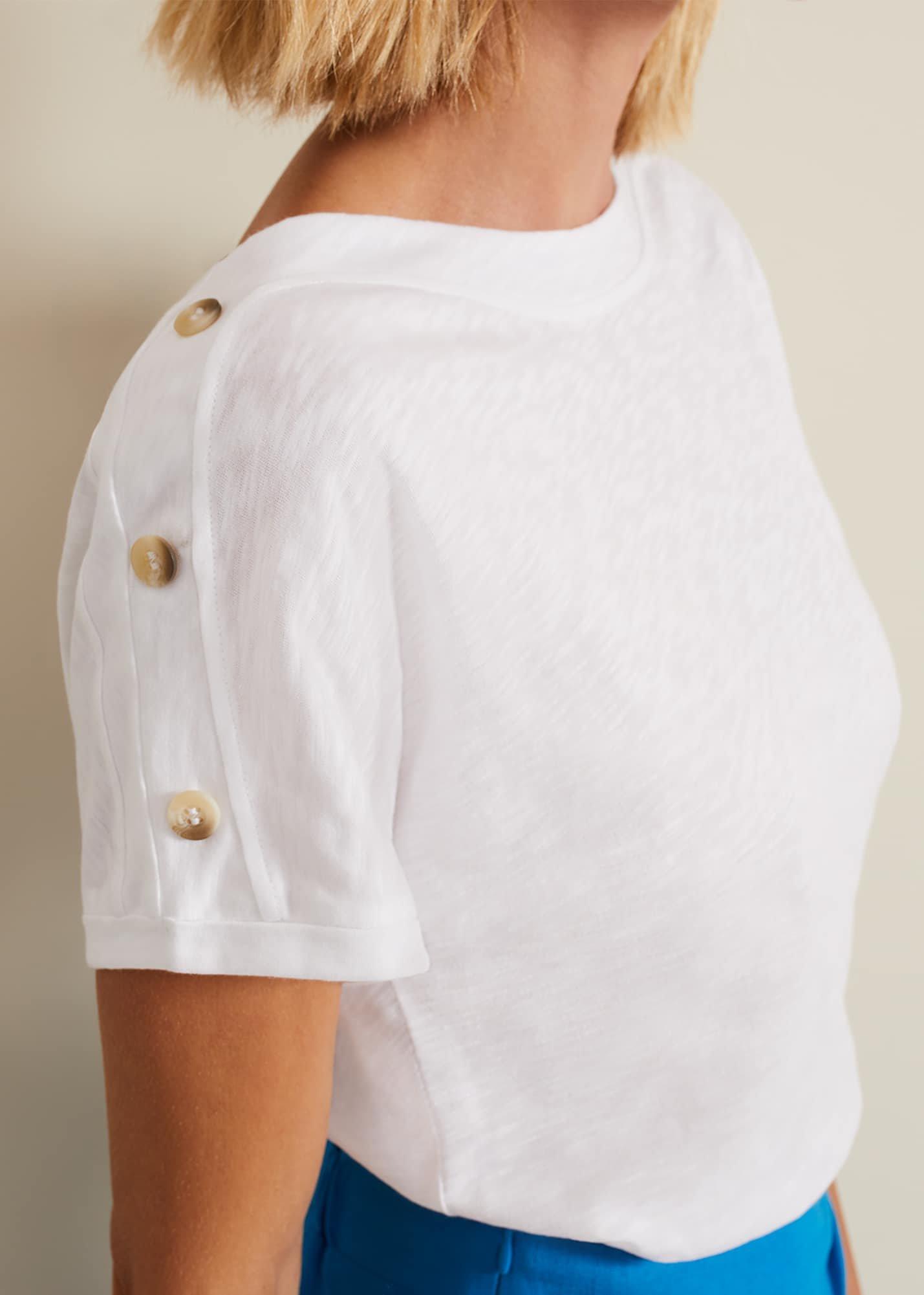 Suzie Button Detail Top