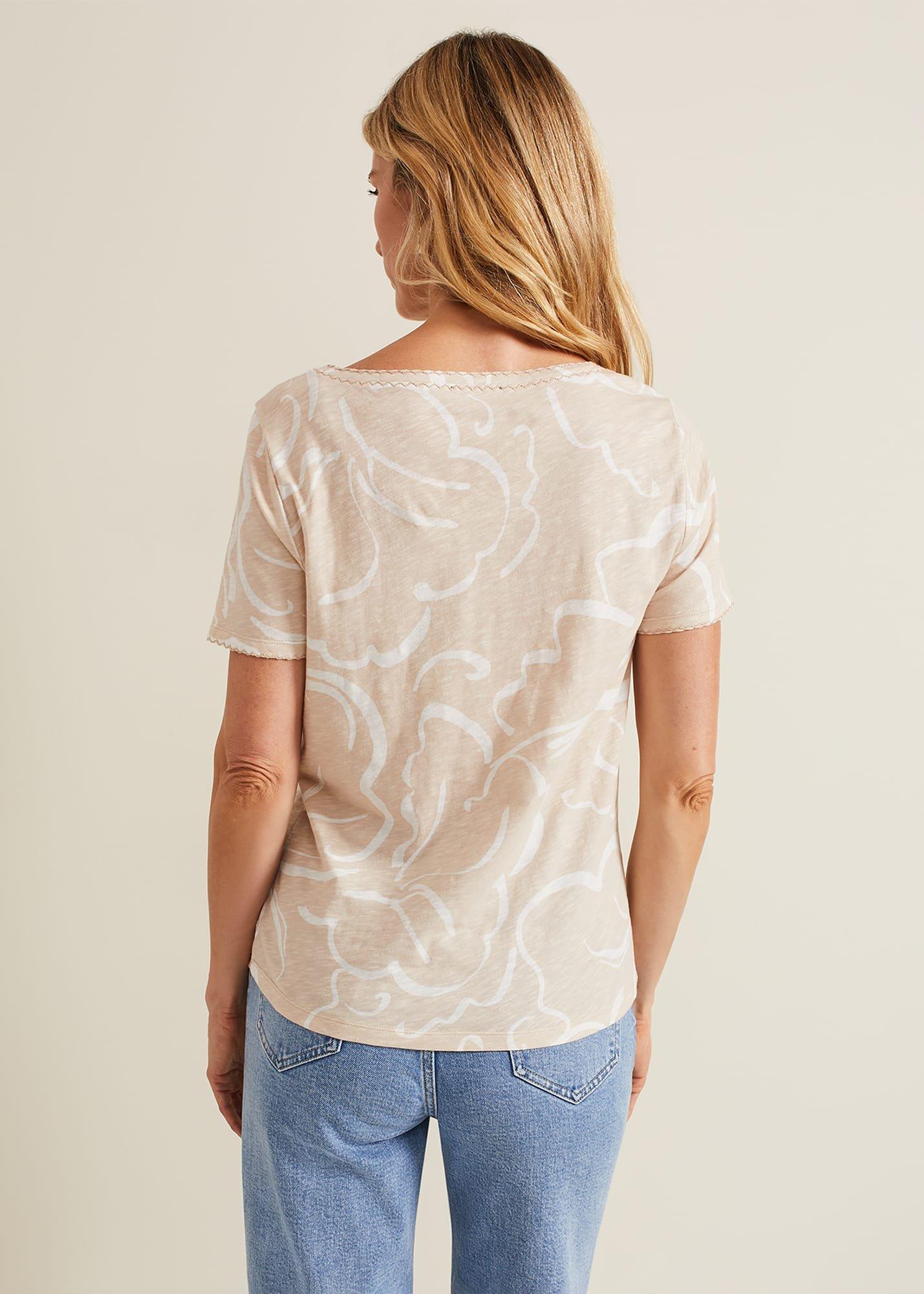 Nia Linear Print Top