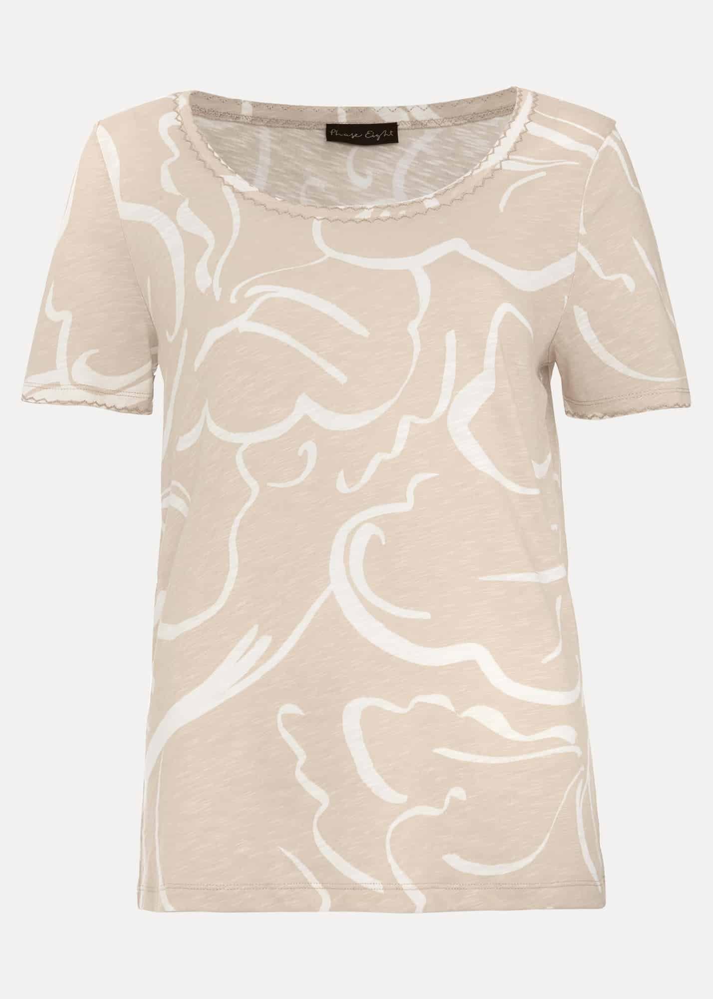 Nia Linear Print Top