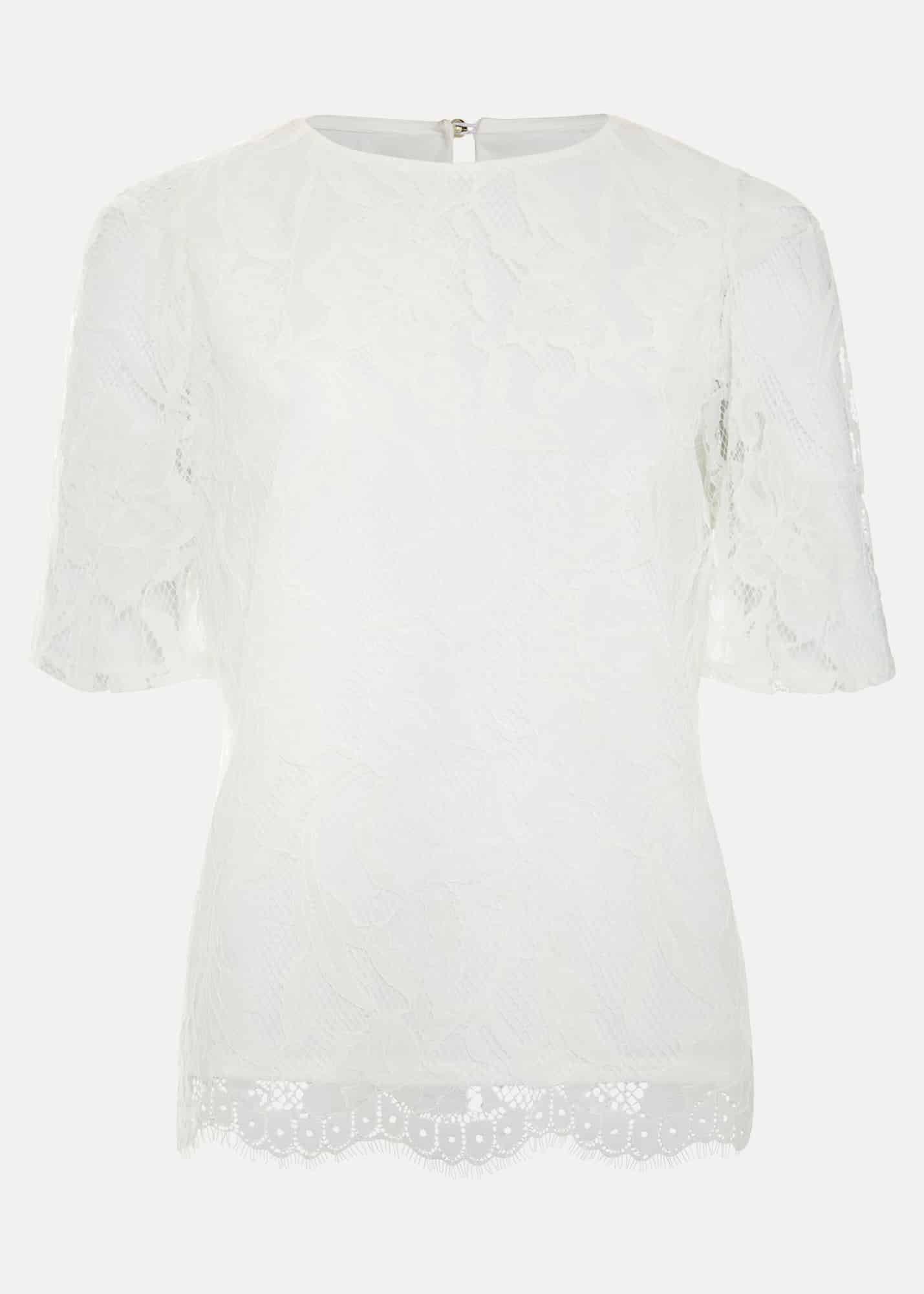 Kaycee Scallop Lace Top
