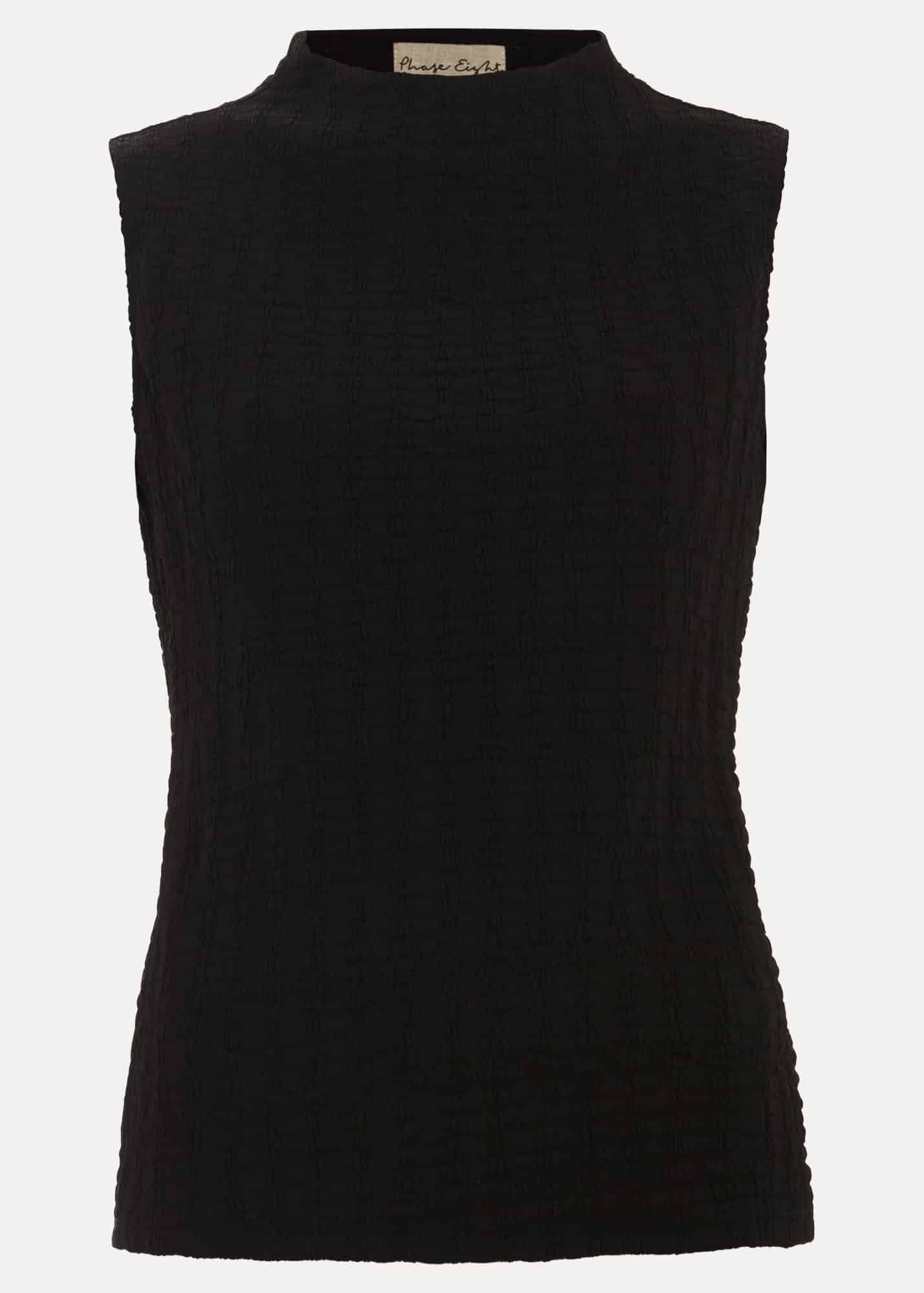 Haylee Sleeveless Texture Top