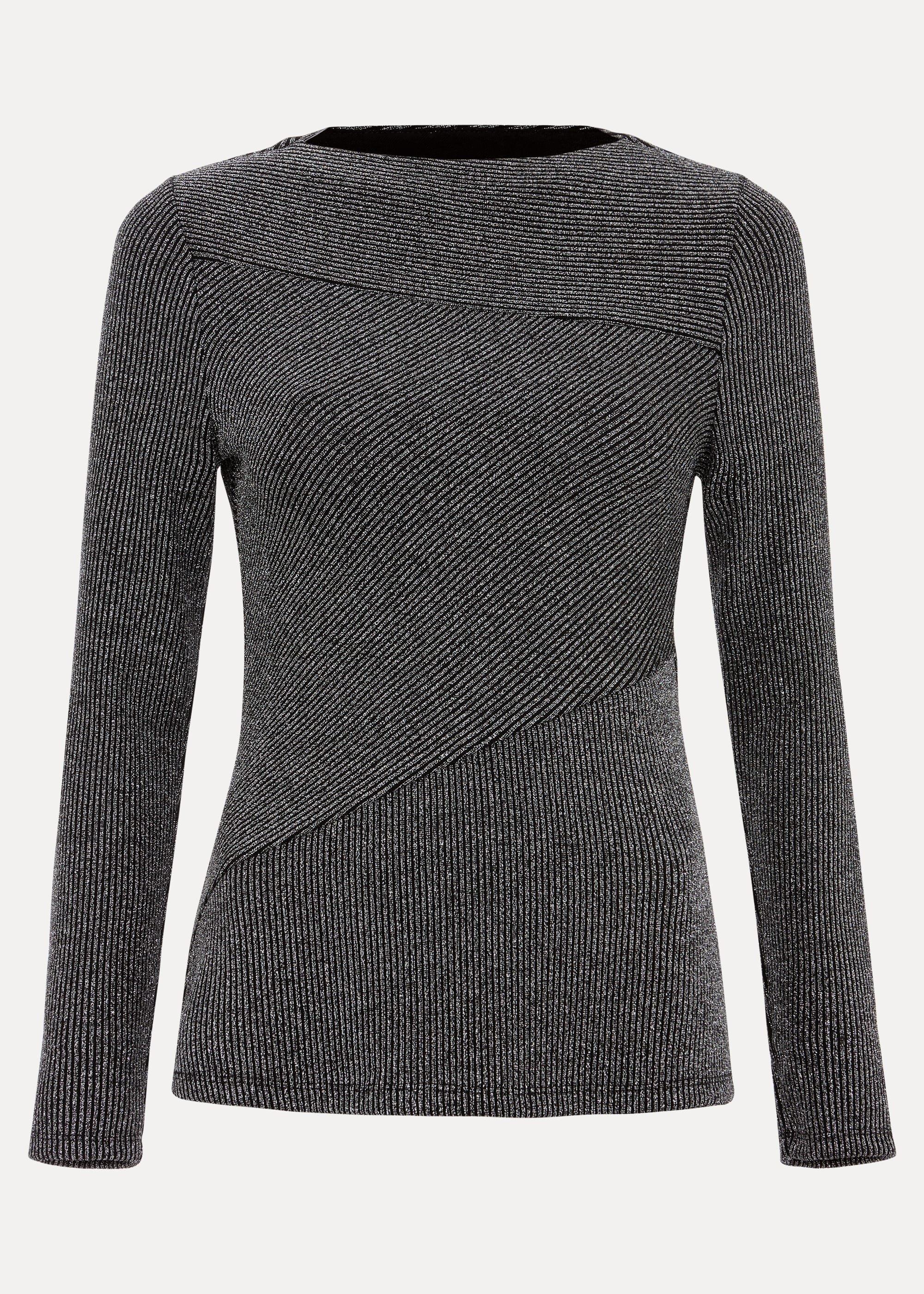 Clarissa Shimmer Rib Top